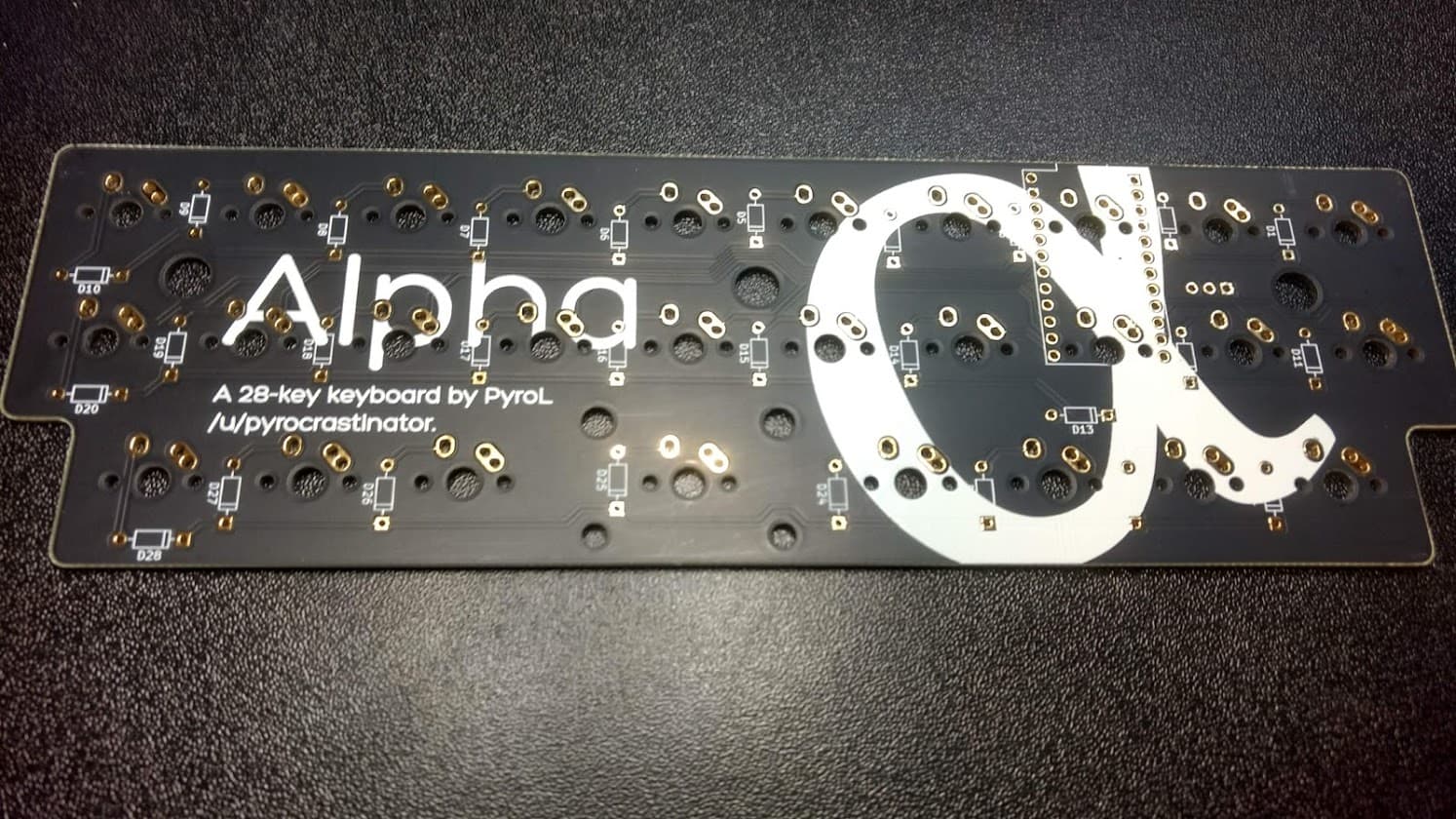 Alpha 28 PCB and kits (closed, shipped, extras available) image 5