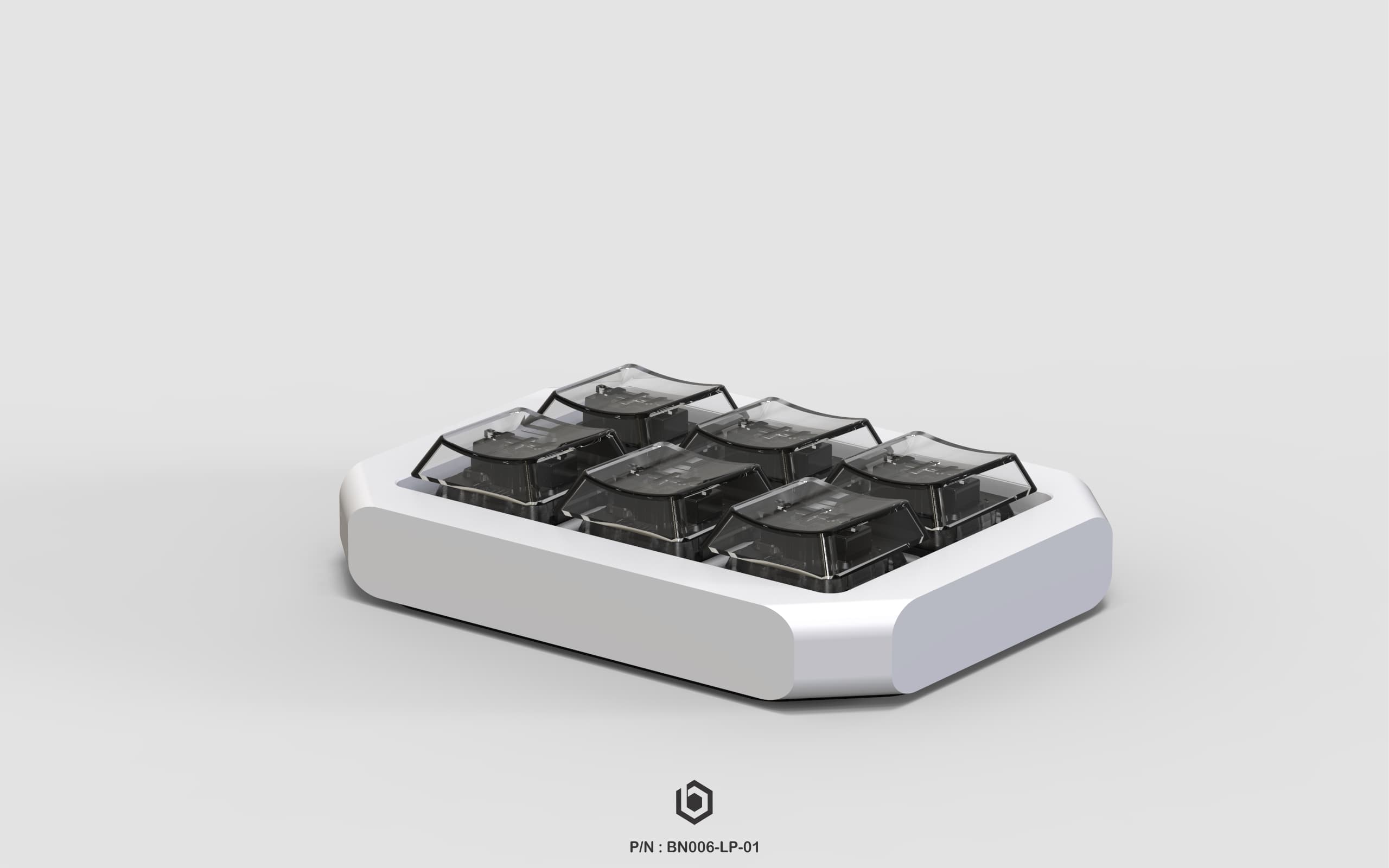 BINEPAD BN006 - 6 Key Low Profile Macropad (Shipping)