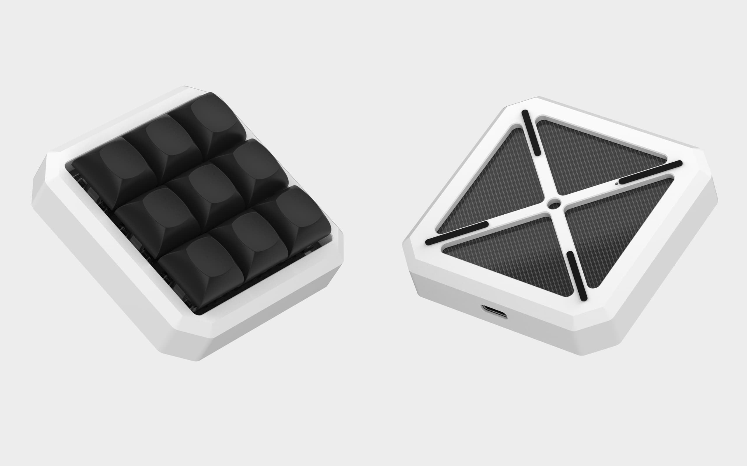 BINEPAD BN009 | 9 KEY MACROPAD | Round 2 | Carbon Fiber Plate image 14