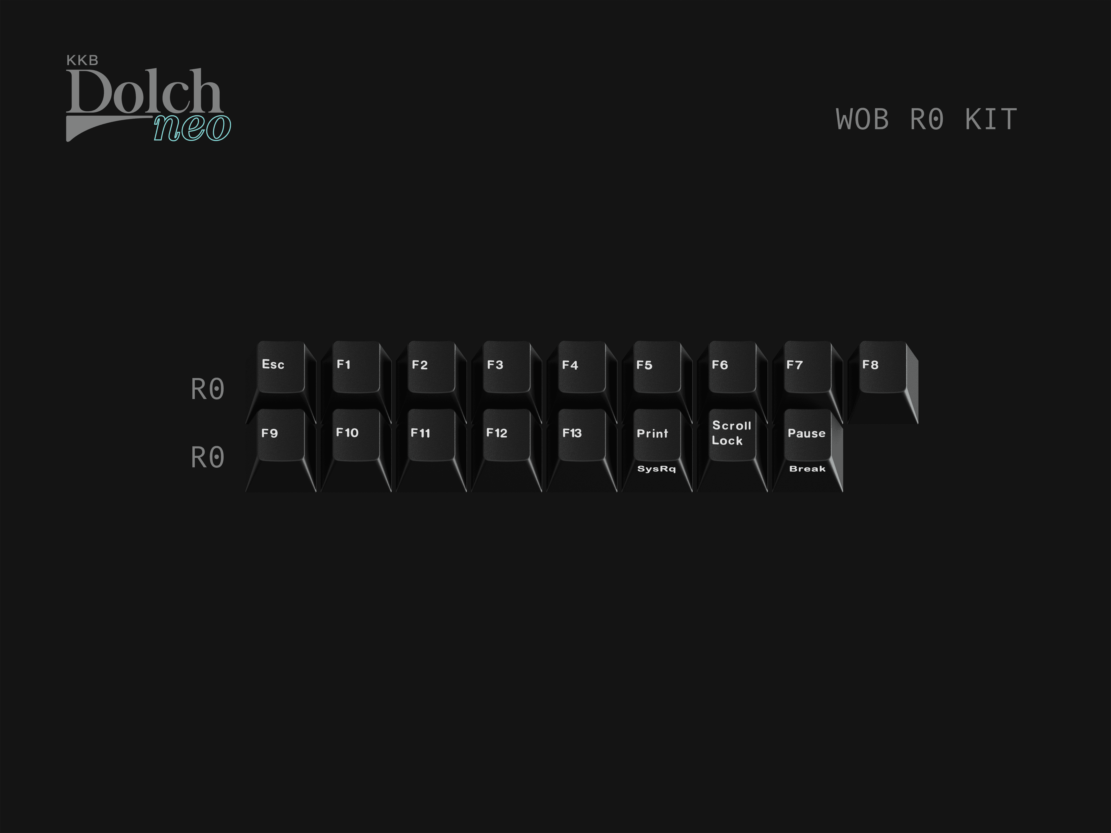 KKB Dolch Neo | R0, R5 in base, & big keys! image 6