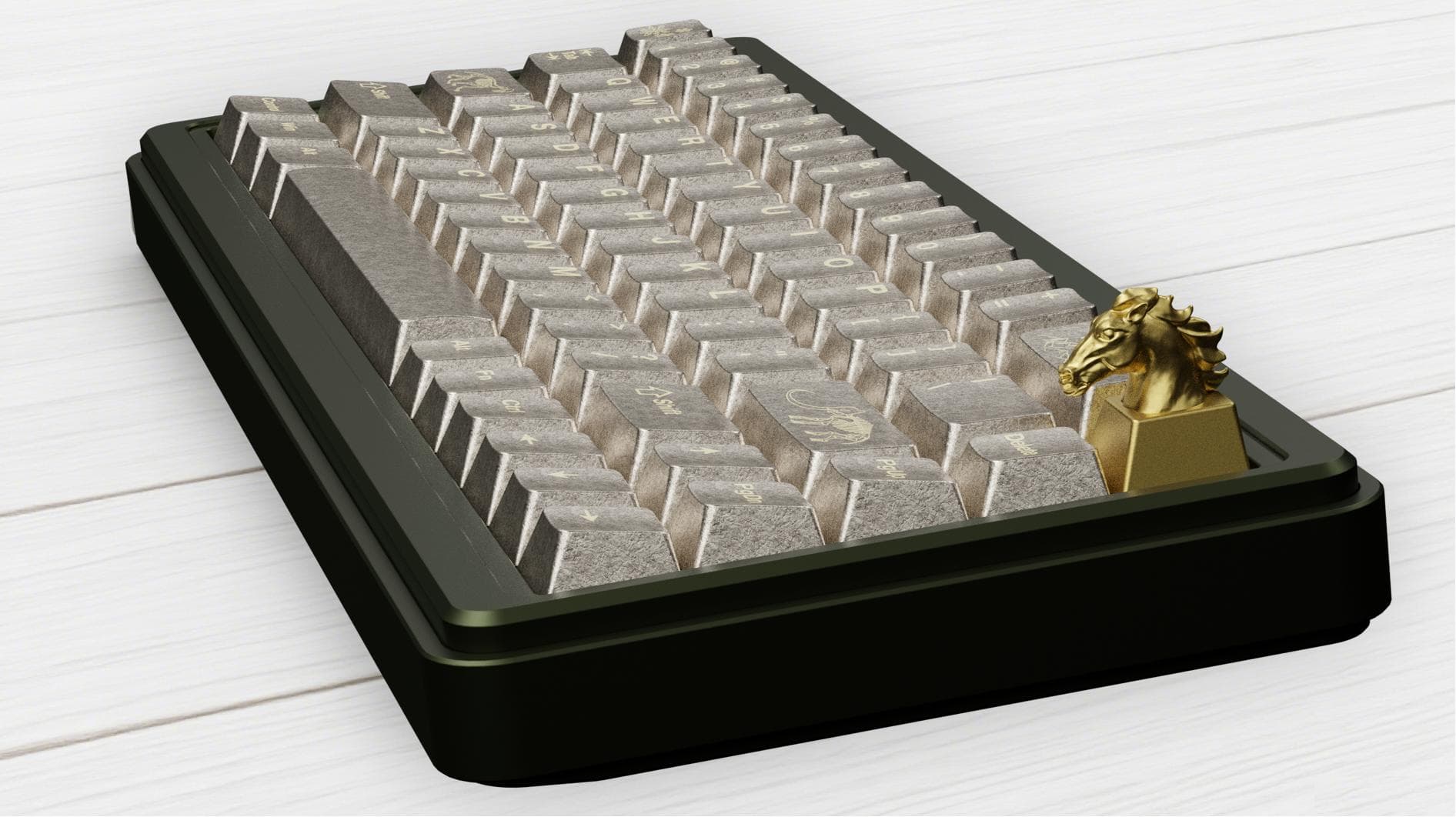 Awekeys Full Metal Keycaps Set: Wild Ice - Live Now image 19