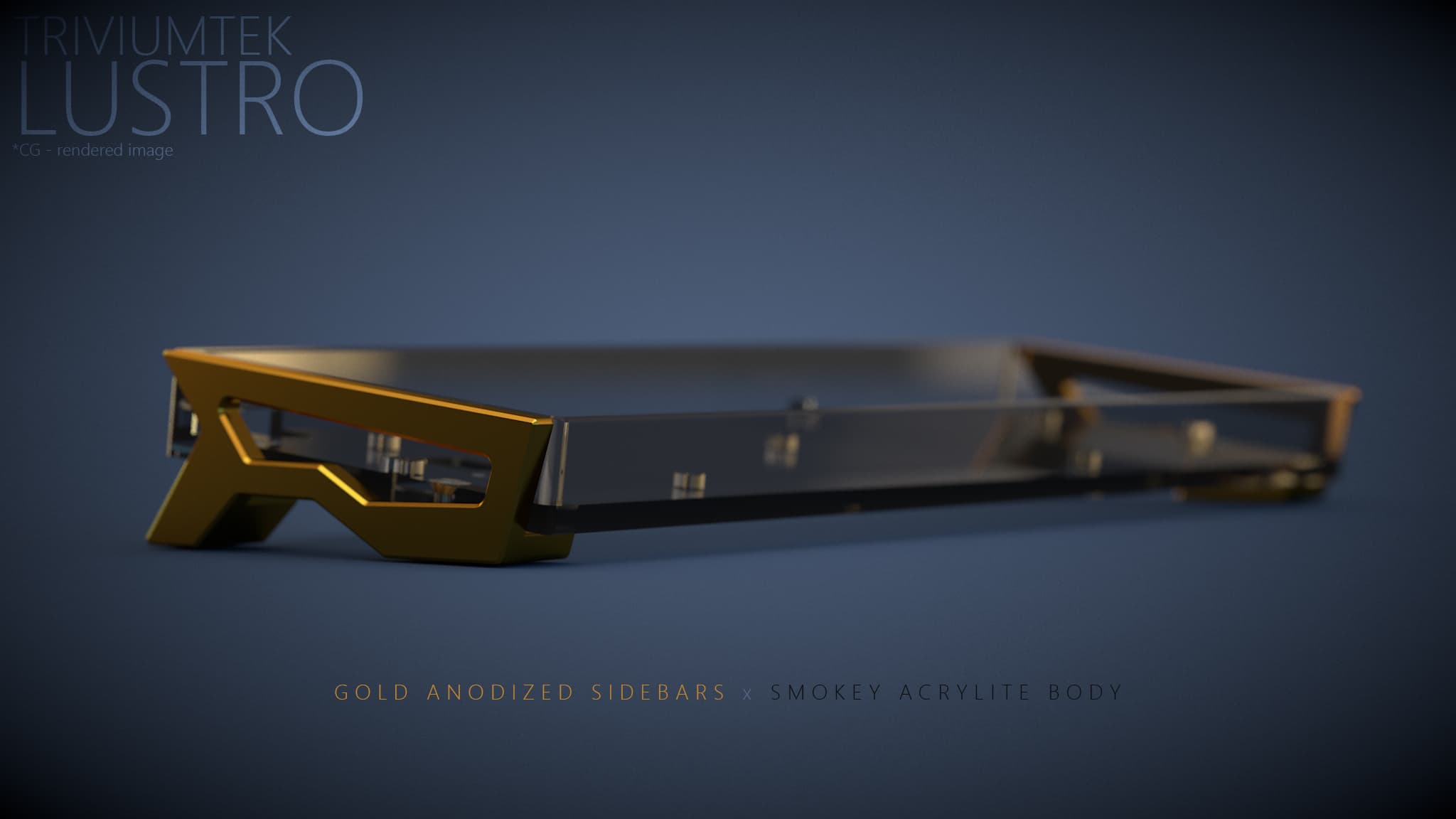 LUSTRO Aluminum + Acrylic Custom 60% Case [Packing] image 4