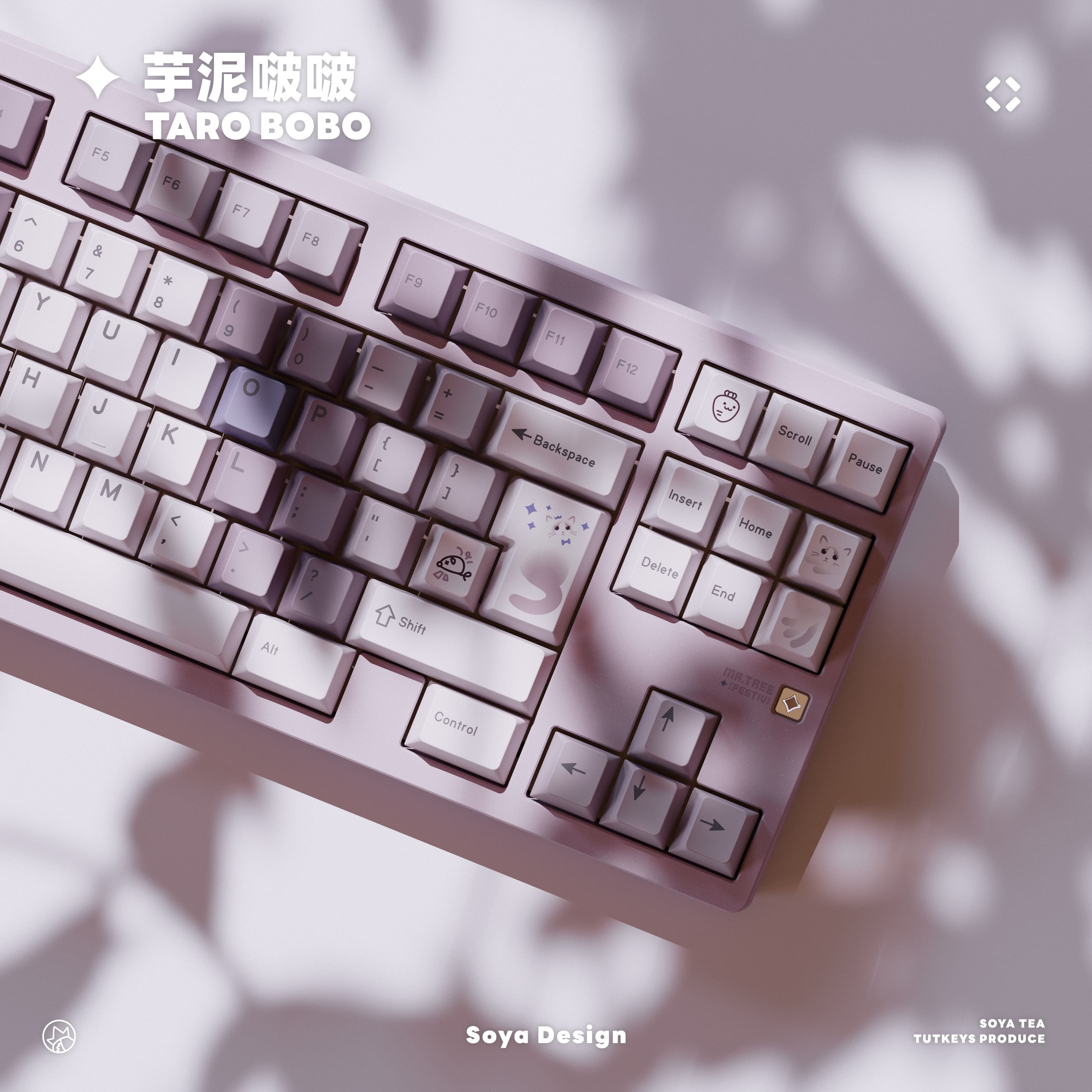 TUTKEYS Taro Bobo Keycaps image 8