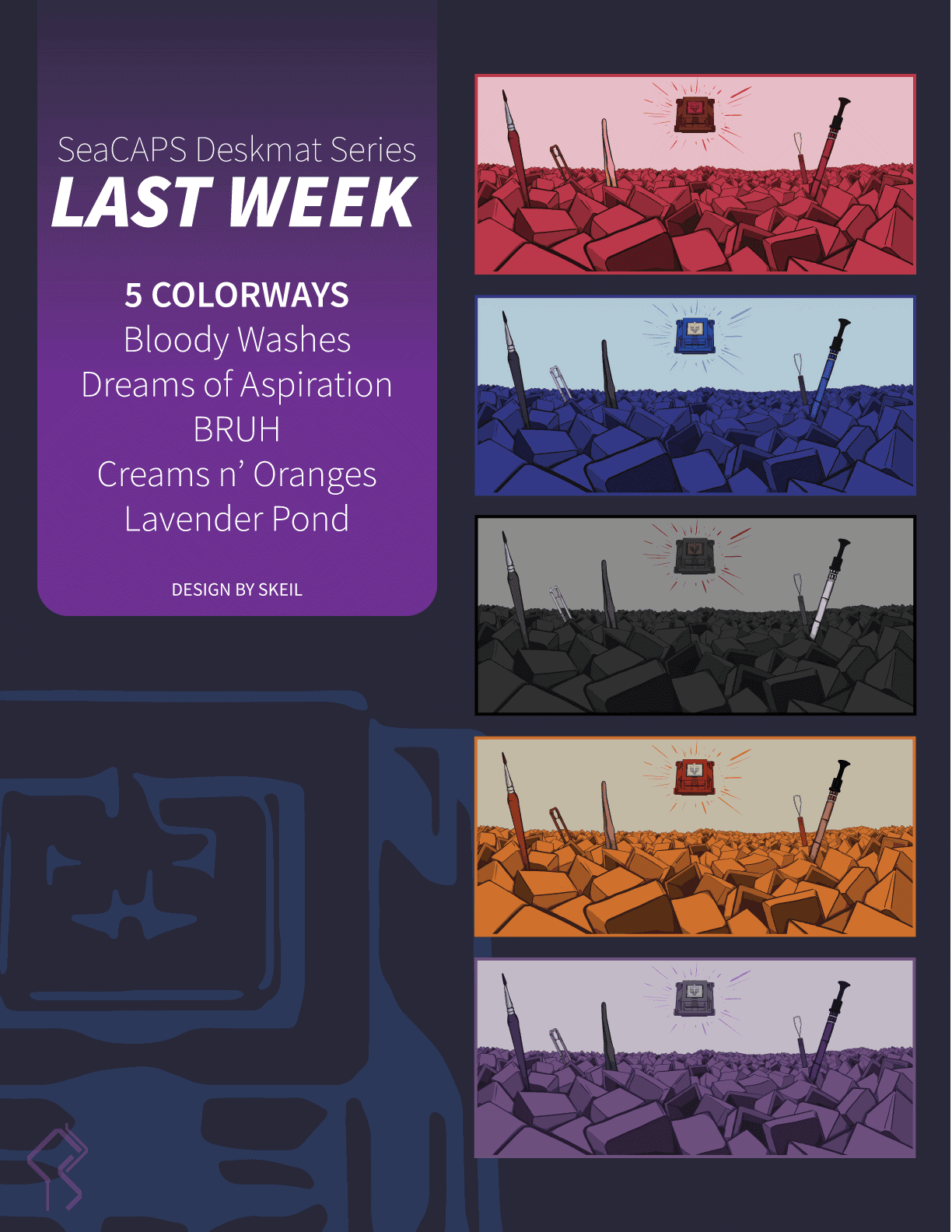 SeaCAPS Deskmat Series -- Numbers are up! image 9