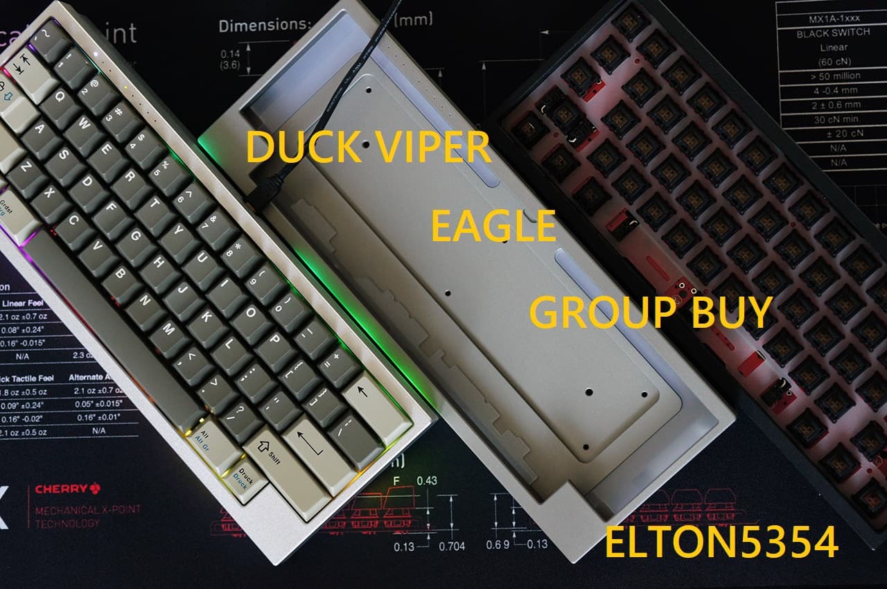 Duck Viper & Eagle V3 Kustom Keyboard (60%)