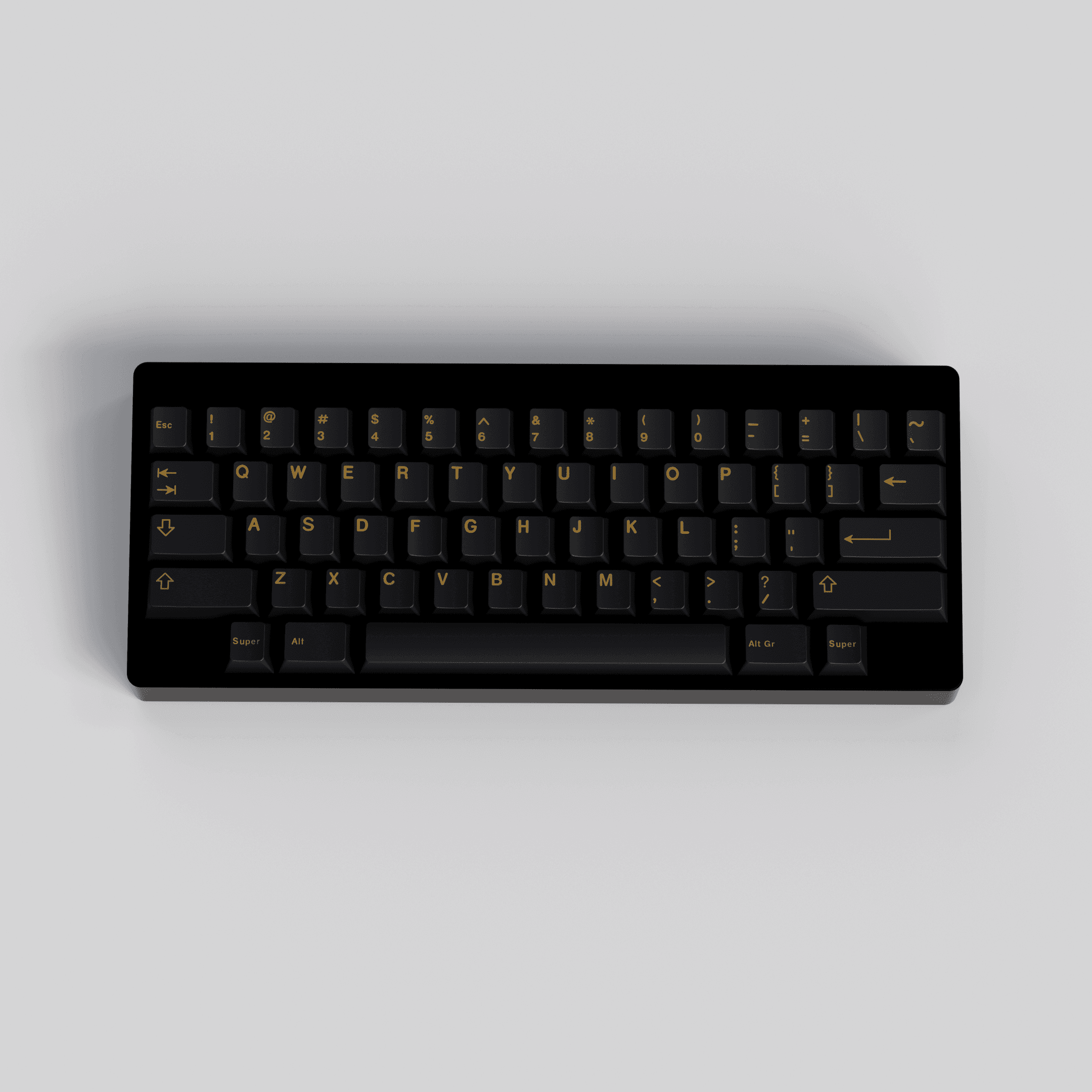 GMK CYL Black & Gold | GB live 'til 20th March - New deskmats/renders! image 29