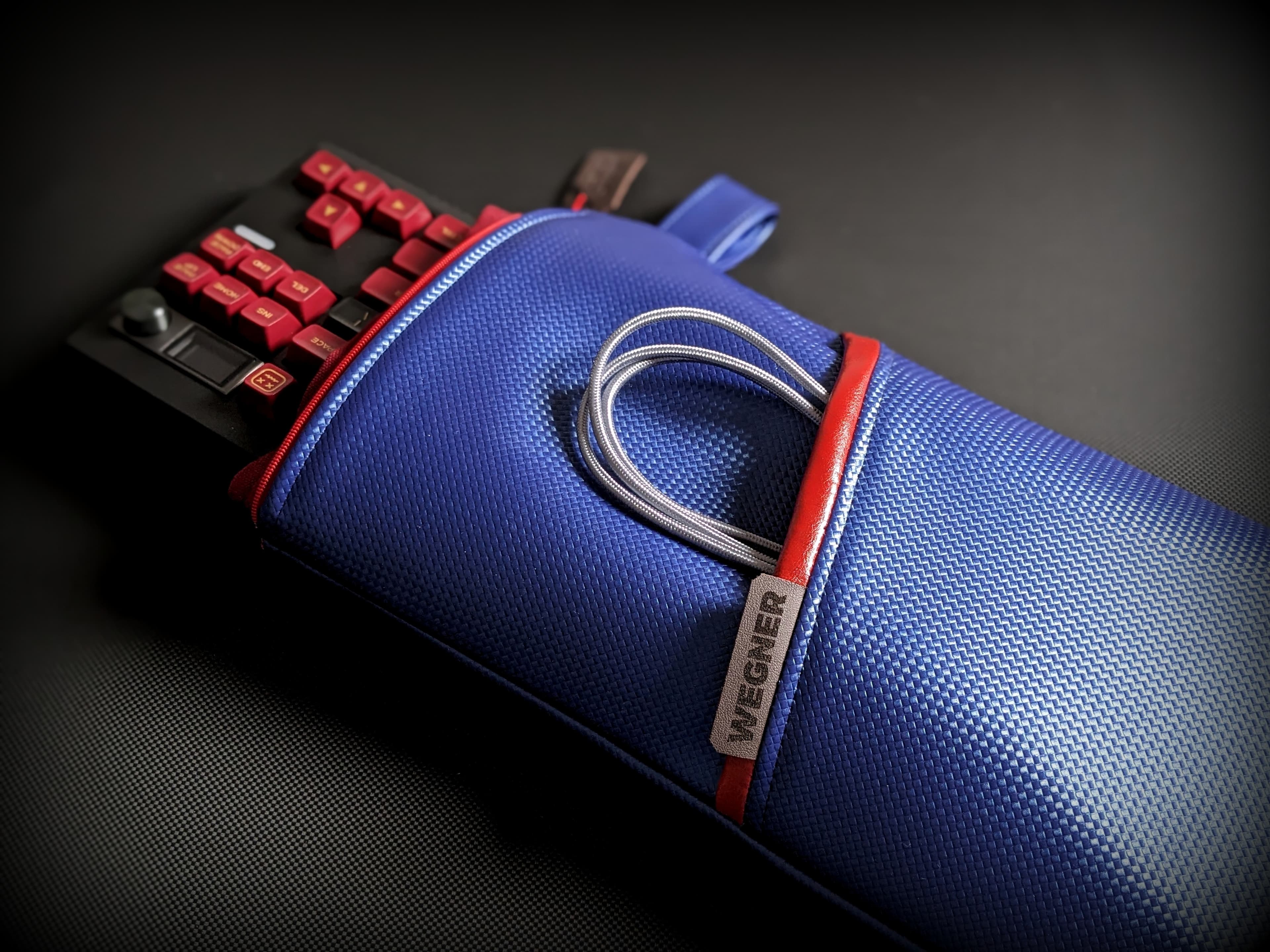Handmade Premium Keyboard Bags - Carbon Blue (Open orders until Aug. 24th)