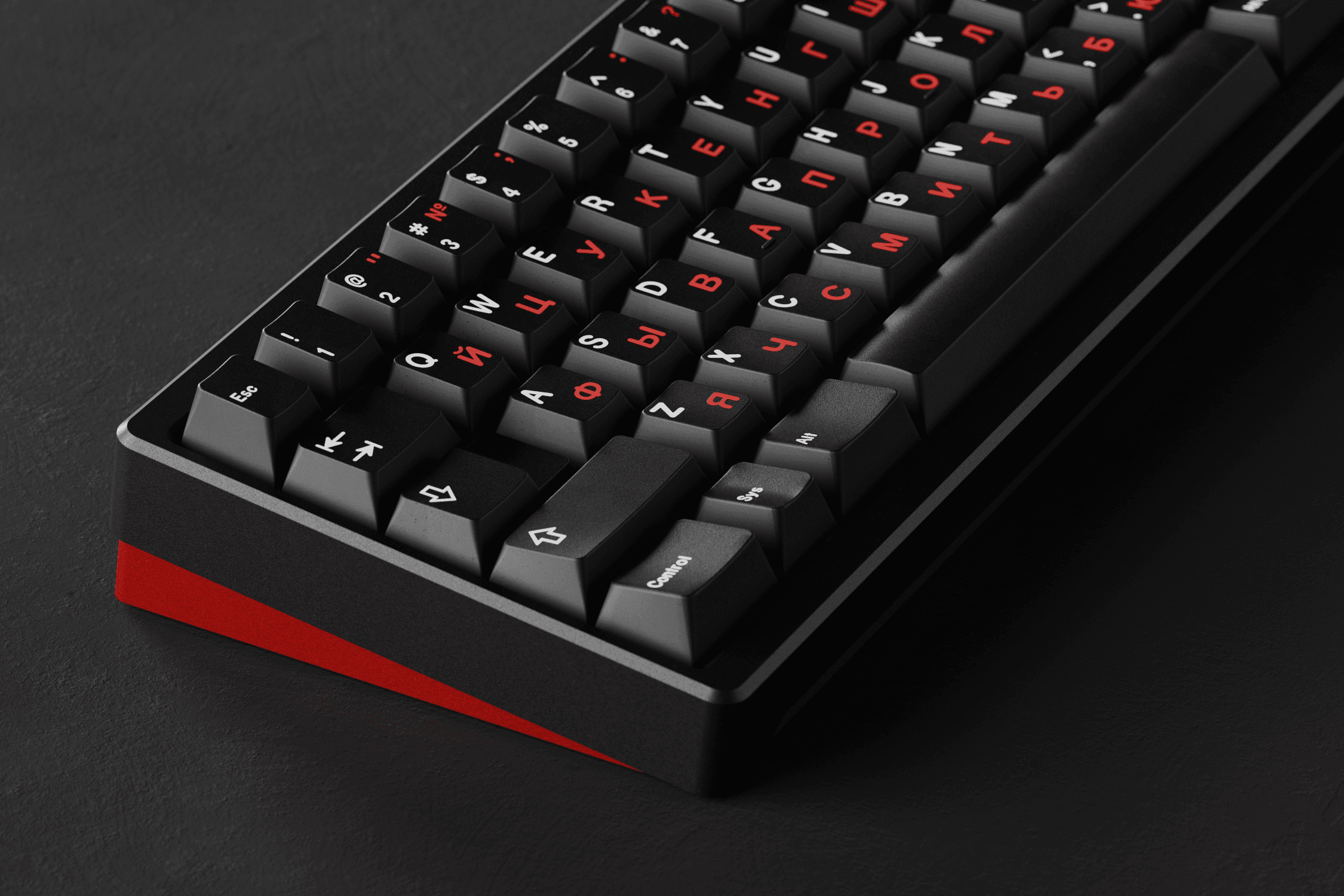 GMK WoB Red Cyrillic | Shipping image 14