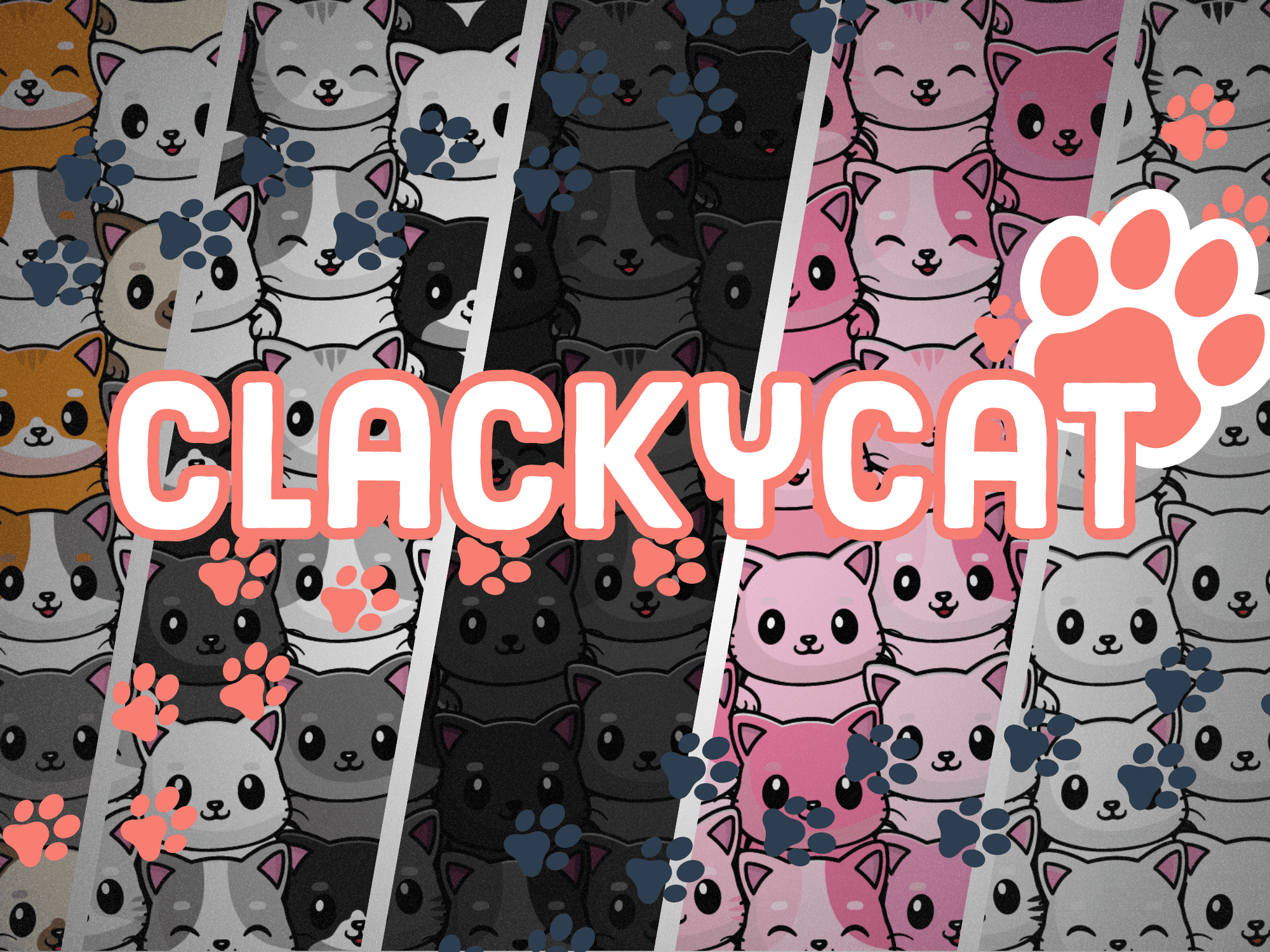 ClackyCat Deskmat R2 - (NEW COLORS!!!)