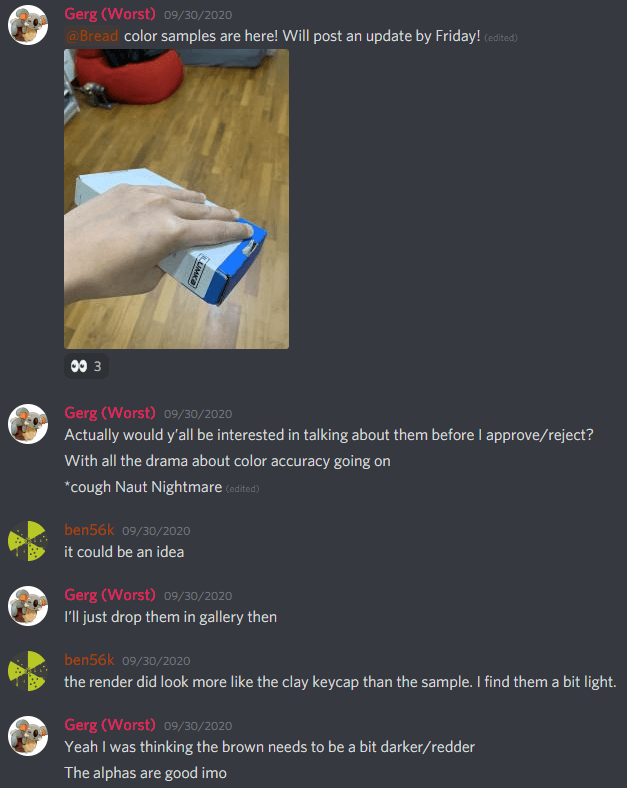 GMK Bread - We got that Bread! Update - R2 Colour Samples and Banderole image 30