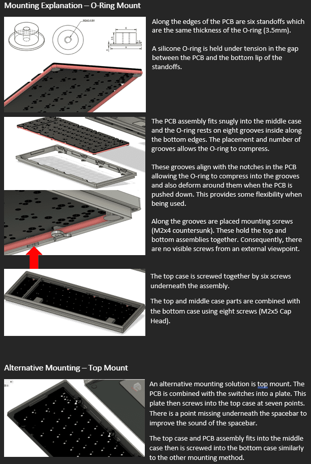 Quantum60 - 60%XT Plateless Gummy O-Ring mount - 50 Units In-stock image 15