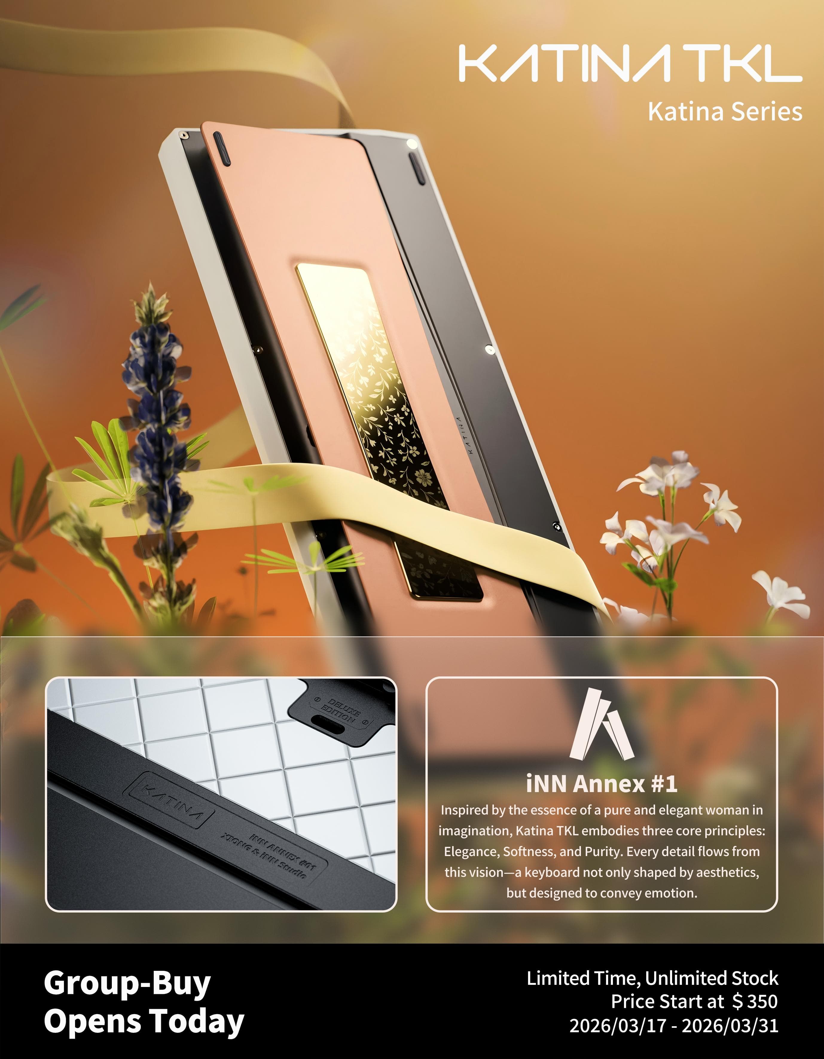 Katina TKL - Classic & Deluxe Editions - March 17th