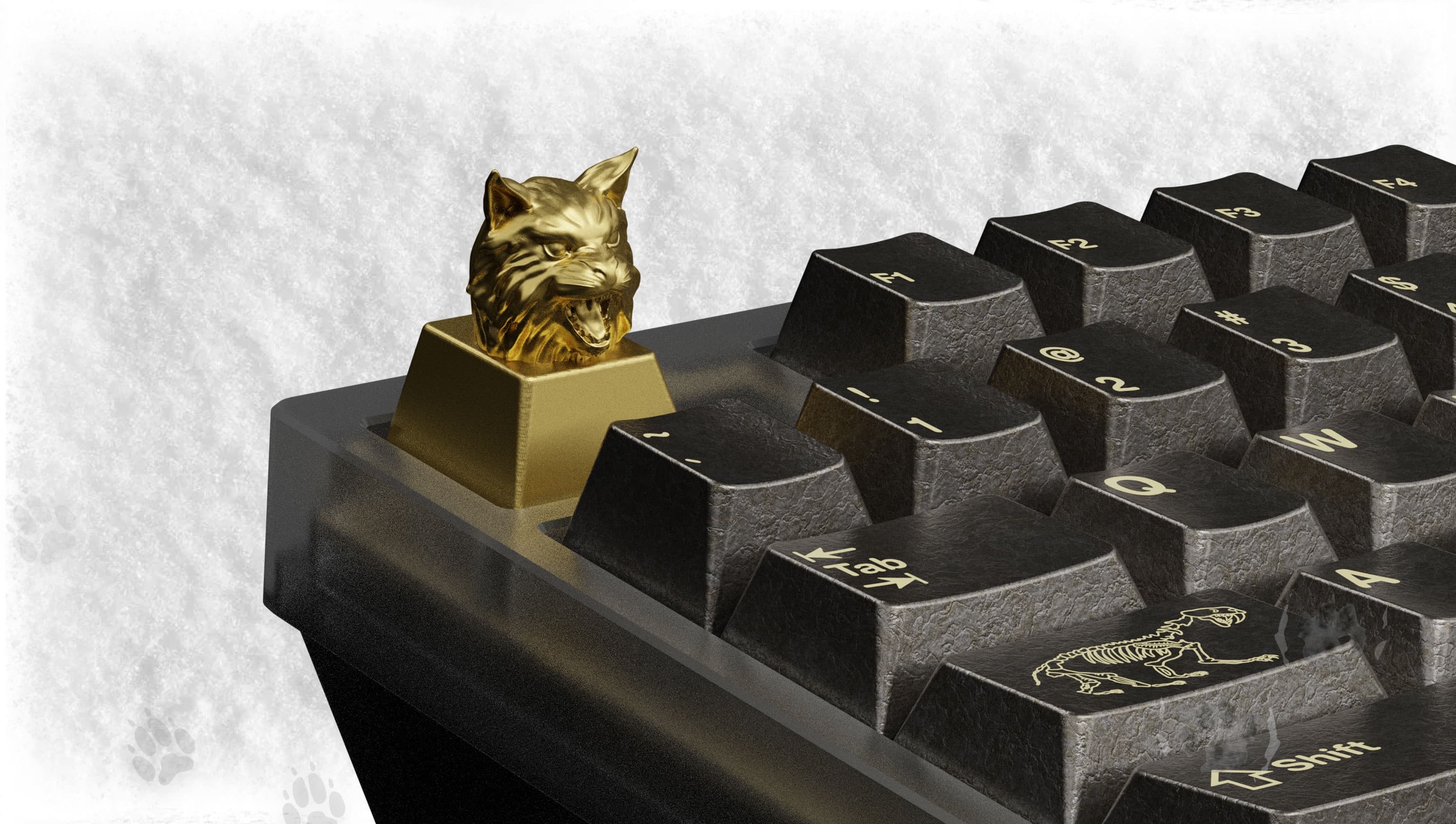 Awekeys Full Metal Keycaps Set: Wild Ice - Live Now image 21