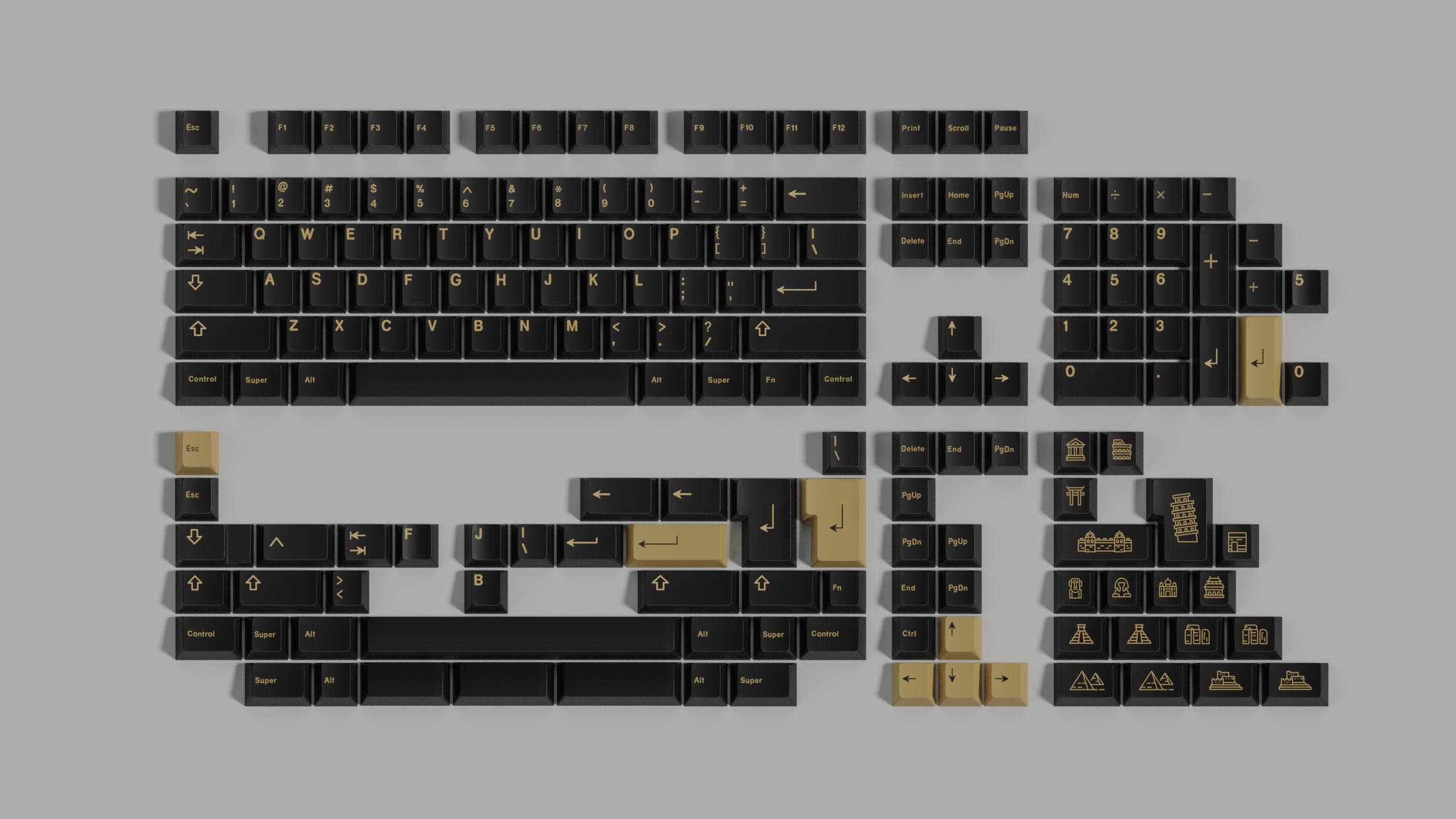 KBM Civilizations - Doubleshot ABS w/ Black or White Base image 3