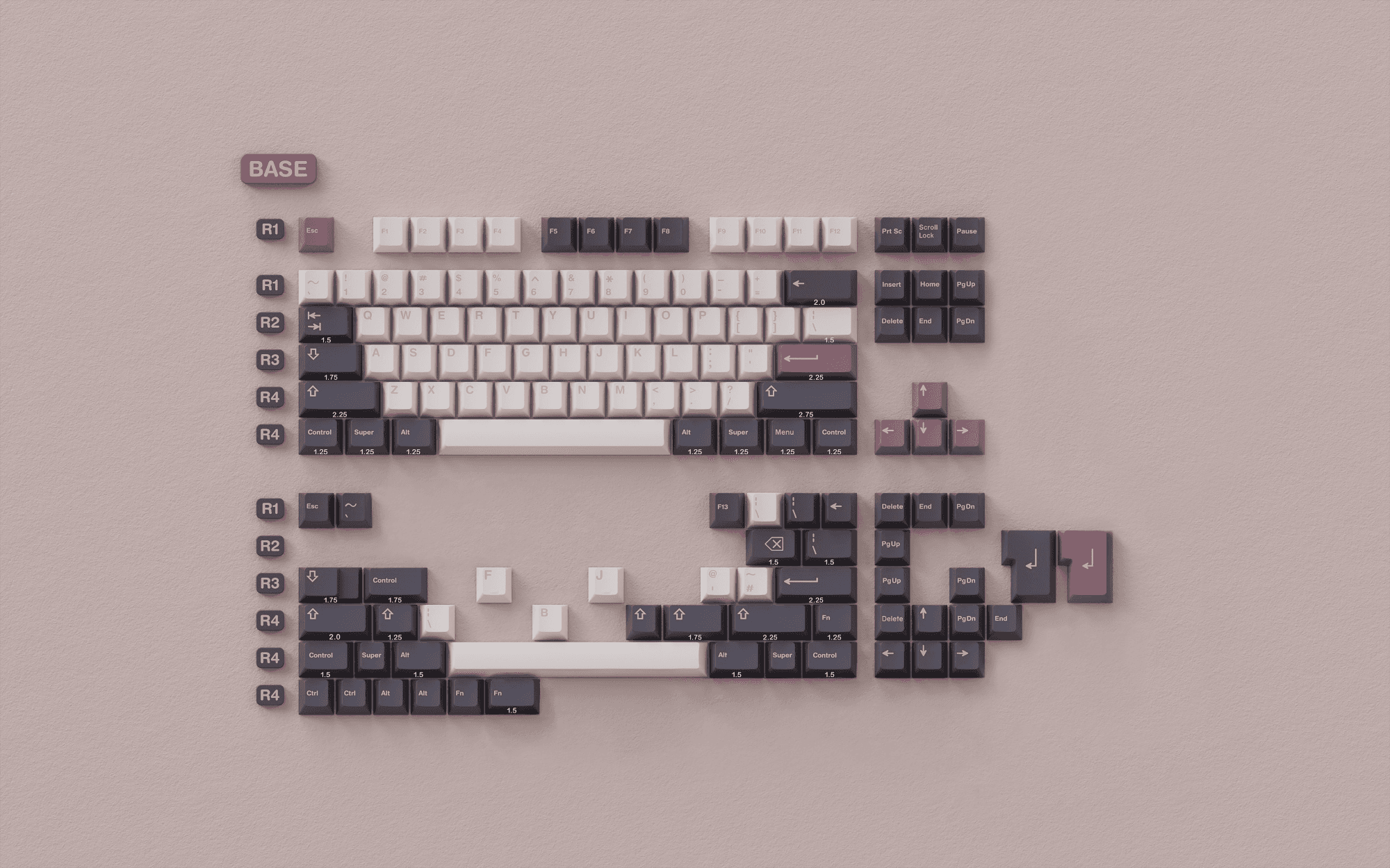 EPBT Doll Doubleshot PBT Keycaps Set ALOHAKB image 3