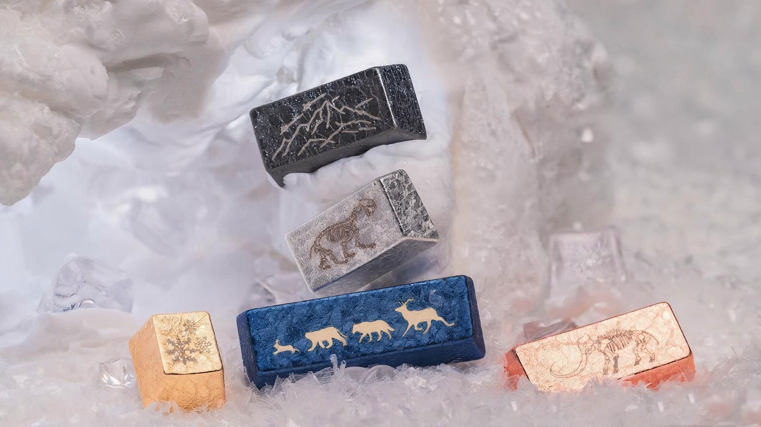 Awekeys Full Metal Keycaps Set: Wild Ice - Live Now image 2