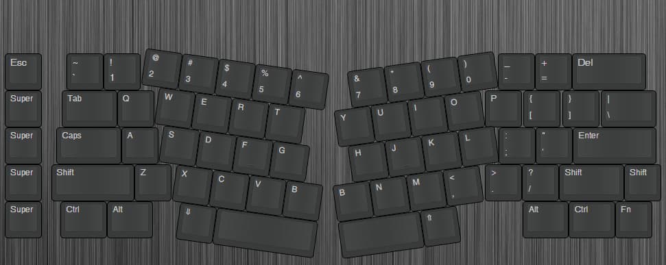 Slice and Slice RGB, Split Alice Keyboards. GB R2 VIA (Closed) image 4