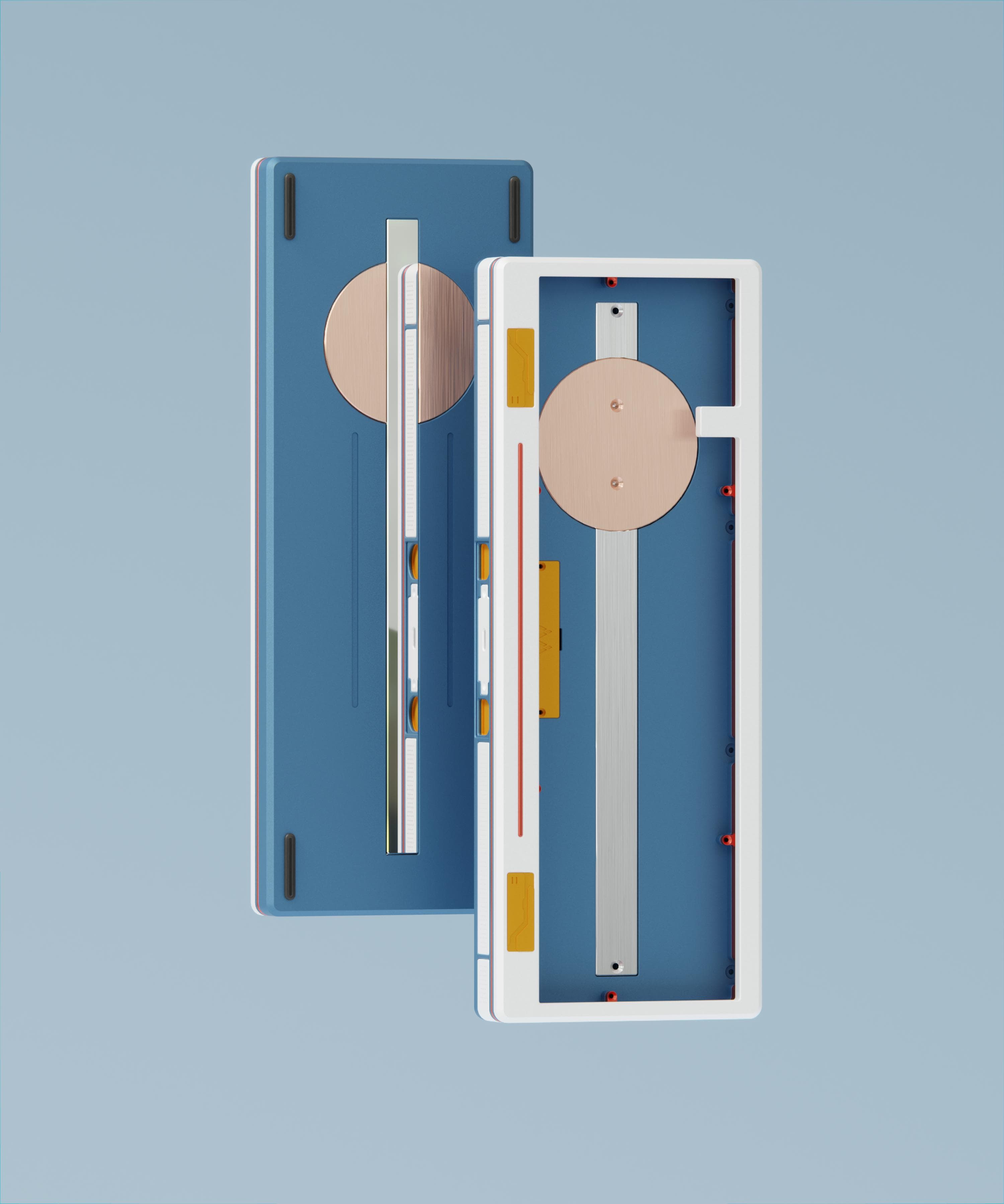 [GB completed] W70 | A keyboard with car tail light image 14