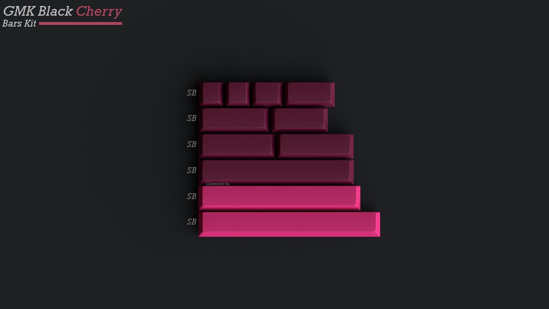 GMK Black Cherry | CN AND SEA VENDOR ADDED!, Deskmat Design Changed image 6