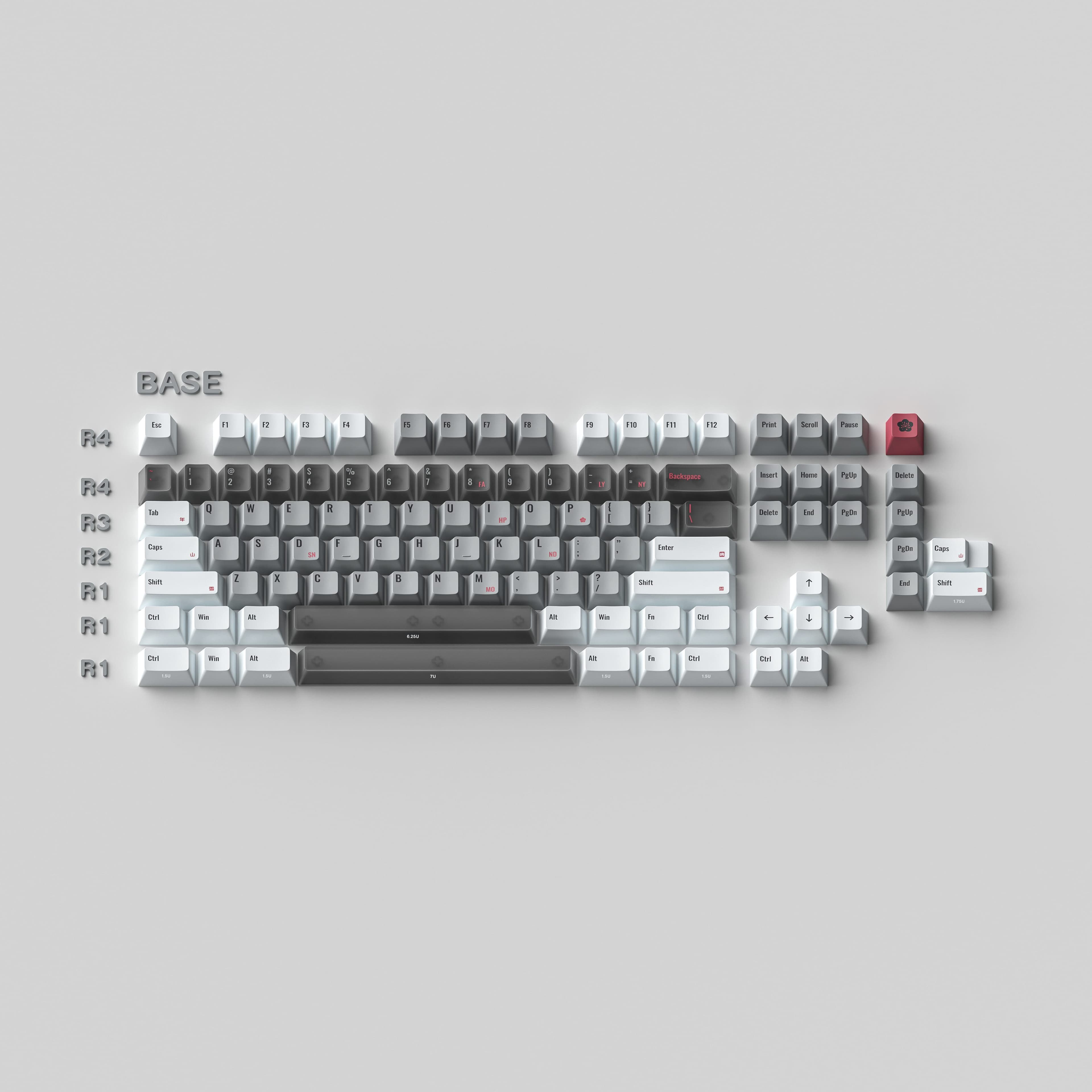 ALOHAKB AUSICIOUS SNOW Keycaps image 2
