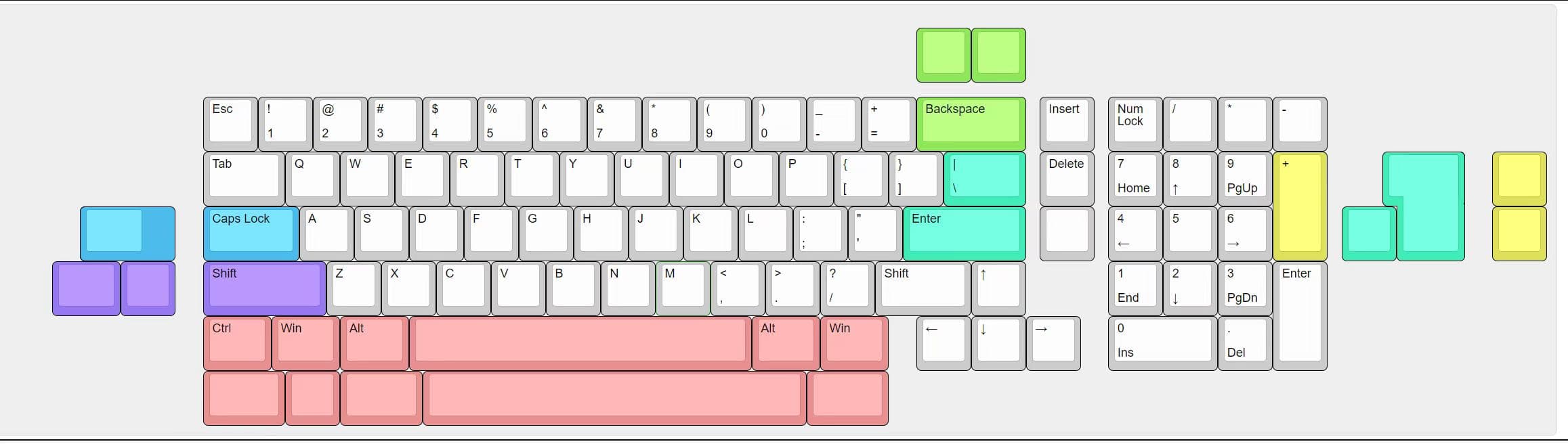 【GB】Wind x -intesting layout keyboard image 3
