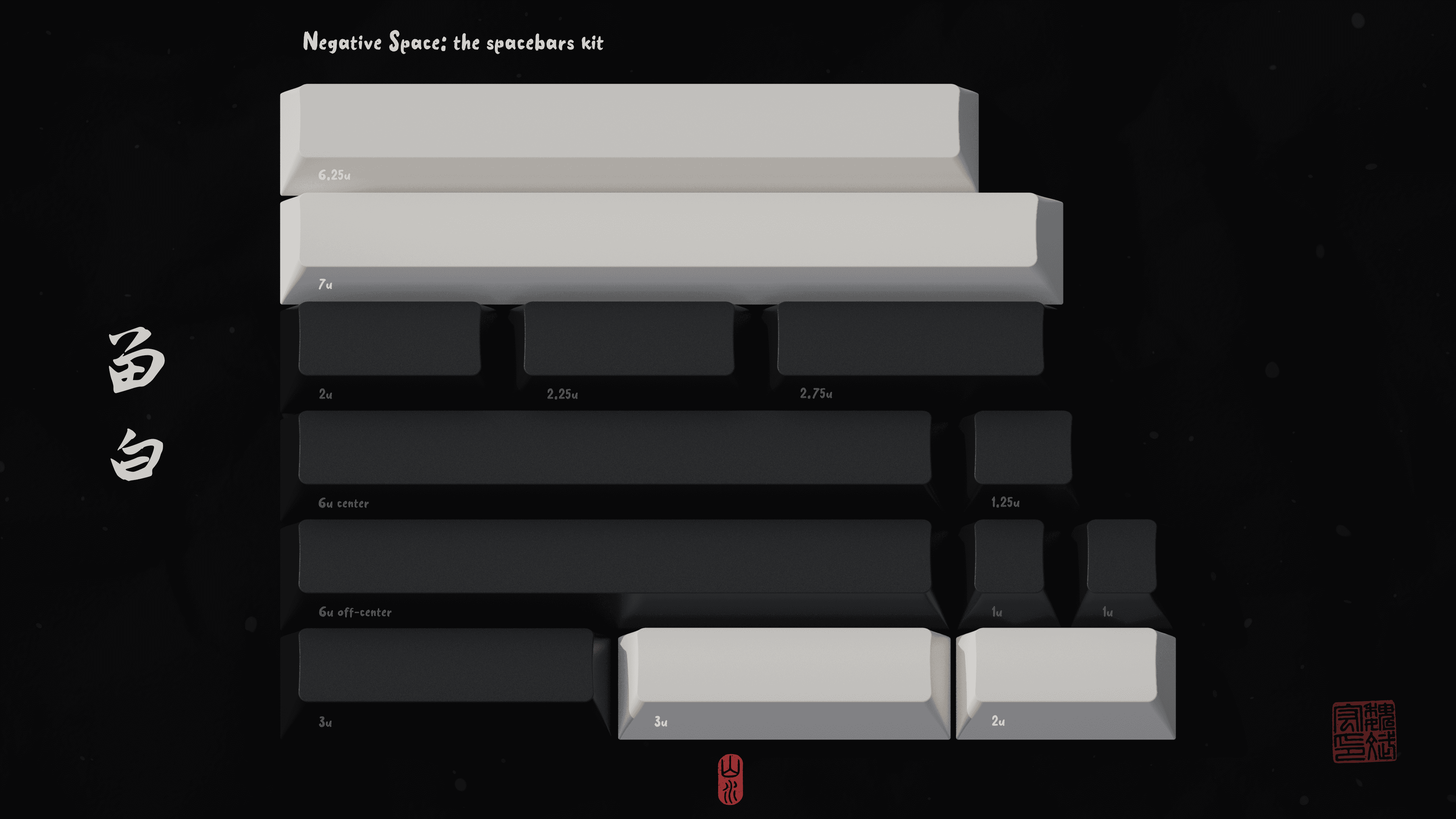GMK Shanshui 山水 - DESKMATS SHIPPING image 8