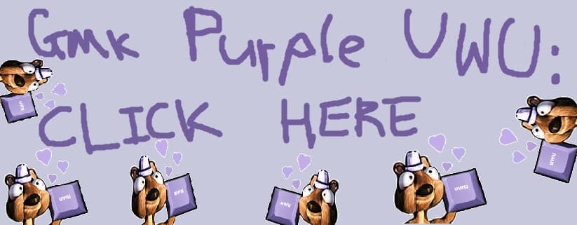 GMK CYL Purple UWU | A Purple Weeb XT-Addon | ALL ORDERS SHIPPED image 8