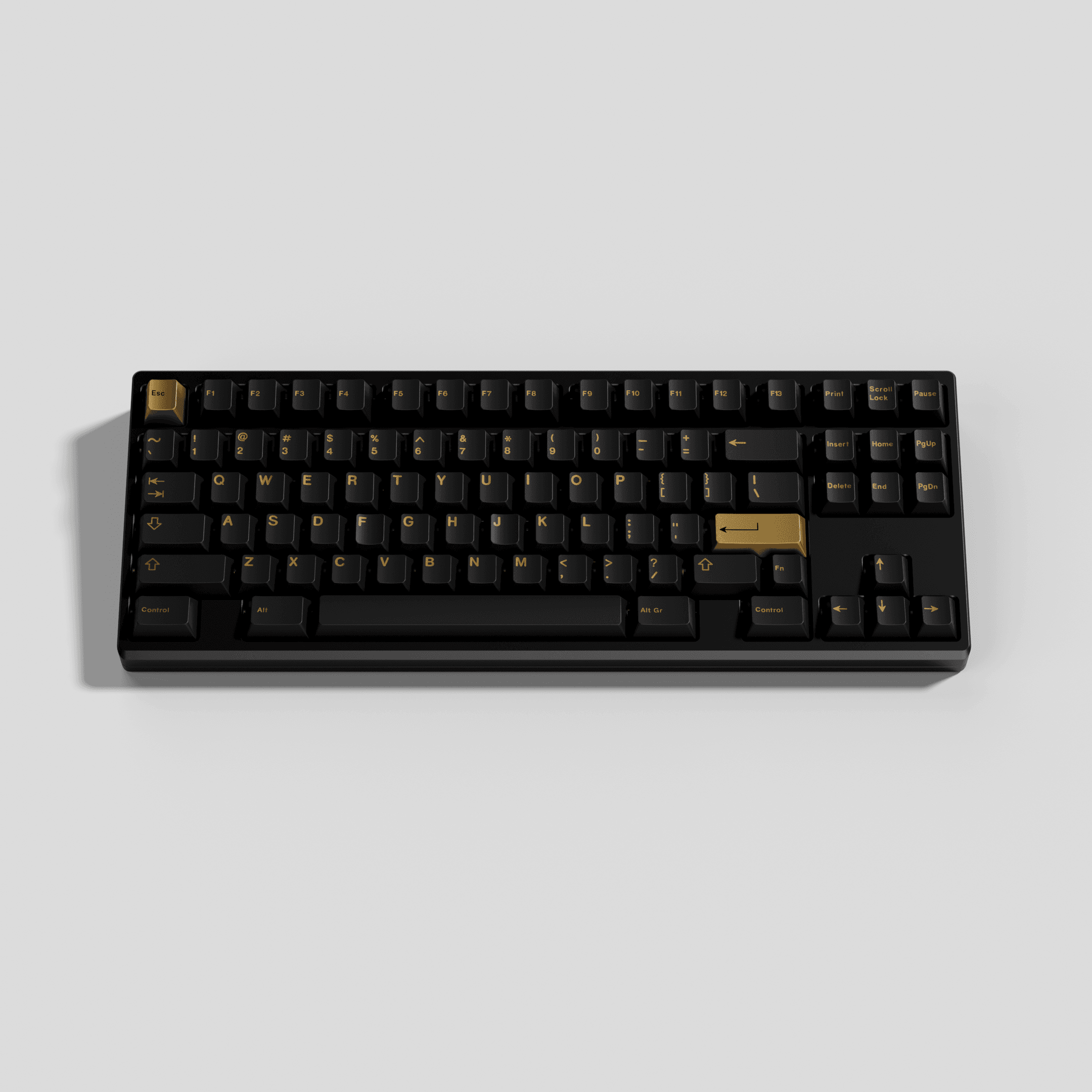 GMK CYL Black & Gold | GB live 'til 20th March - New deskmats/renders! image 25