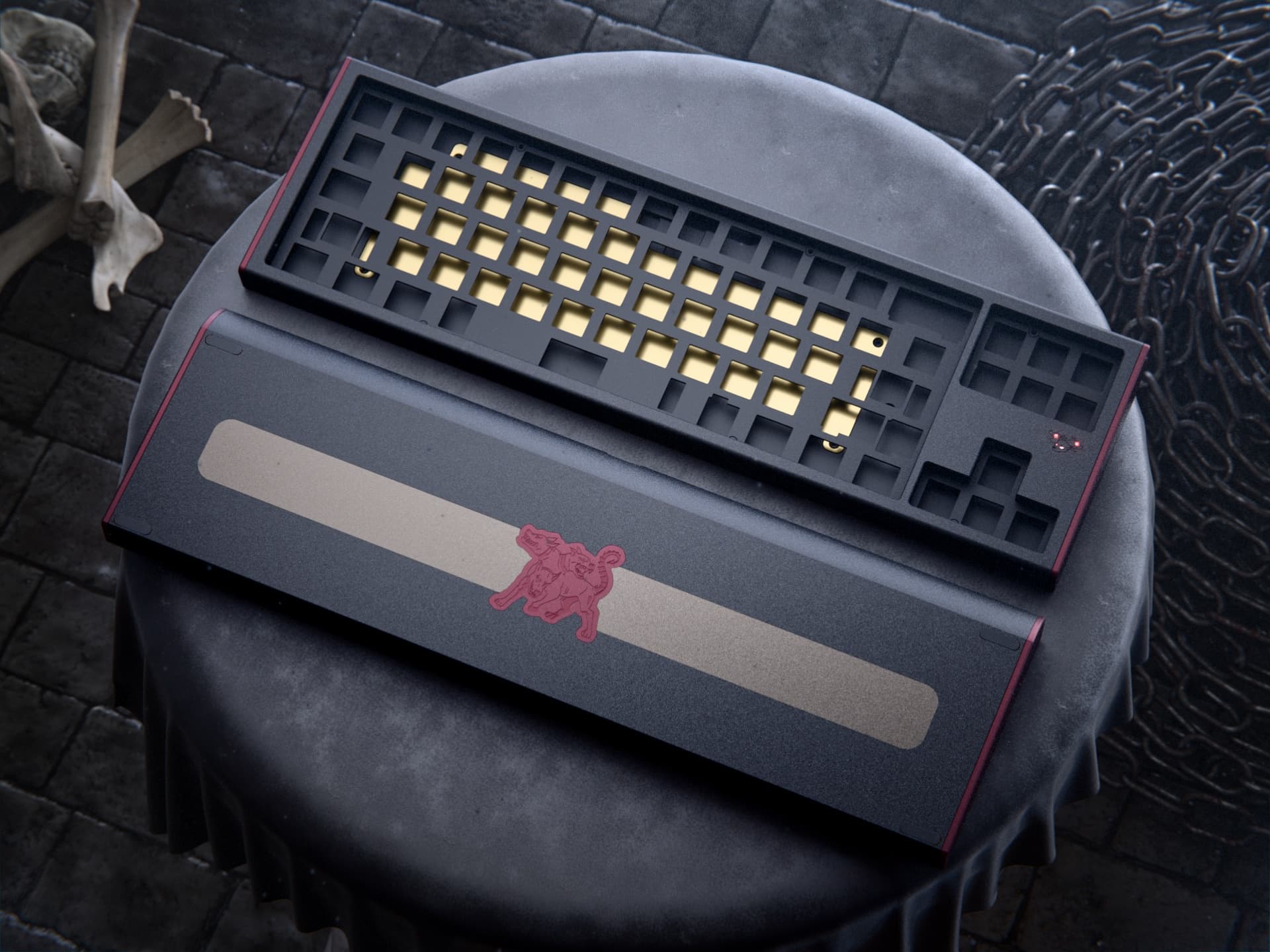 Cerberus FRL TKL Keyboard - With Glowing Eyes! image 22