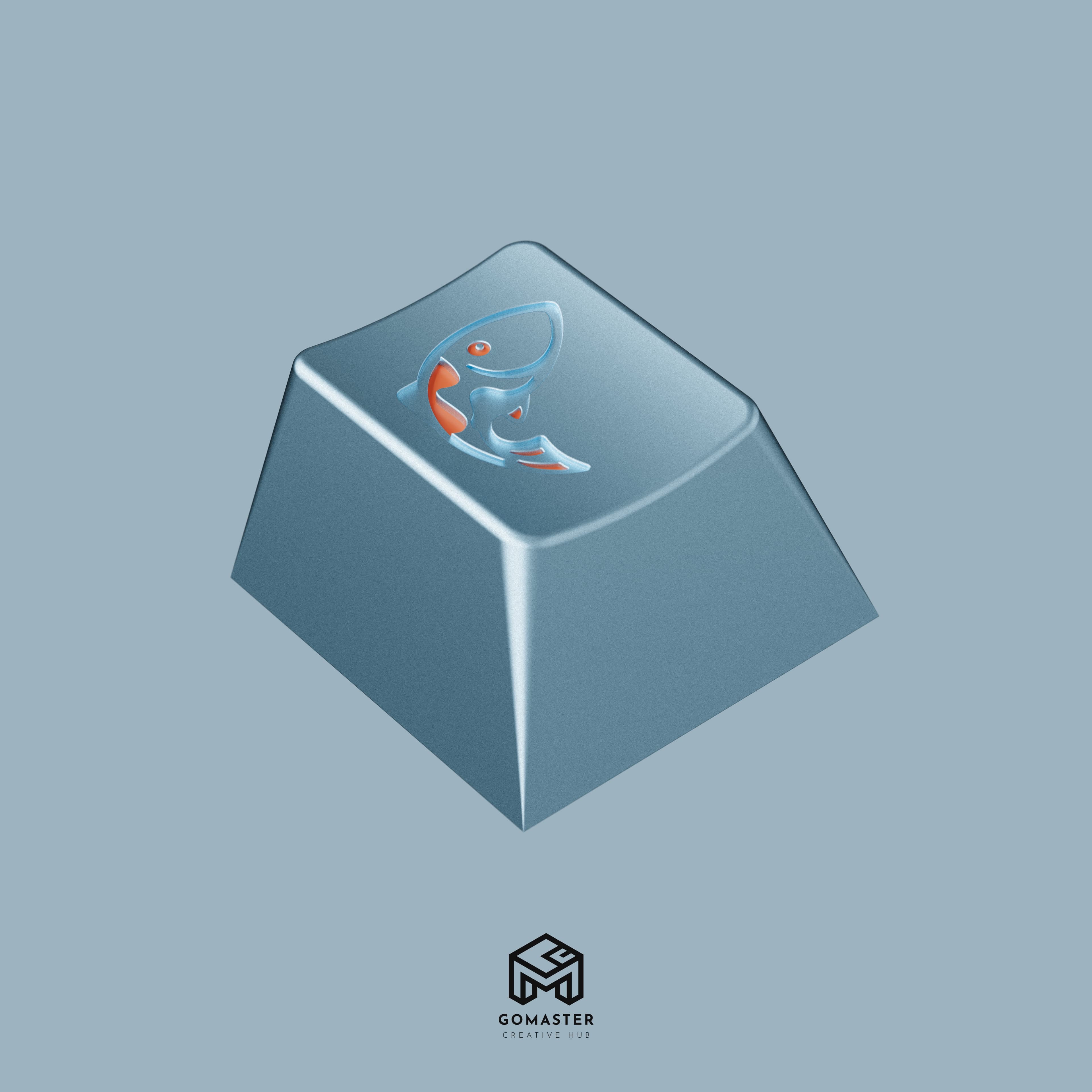 GoMaster Salmon: Reborn R2 Keycaps image 14