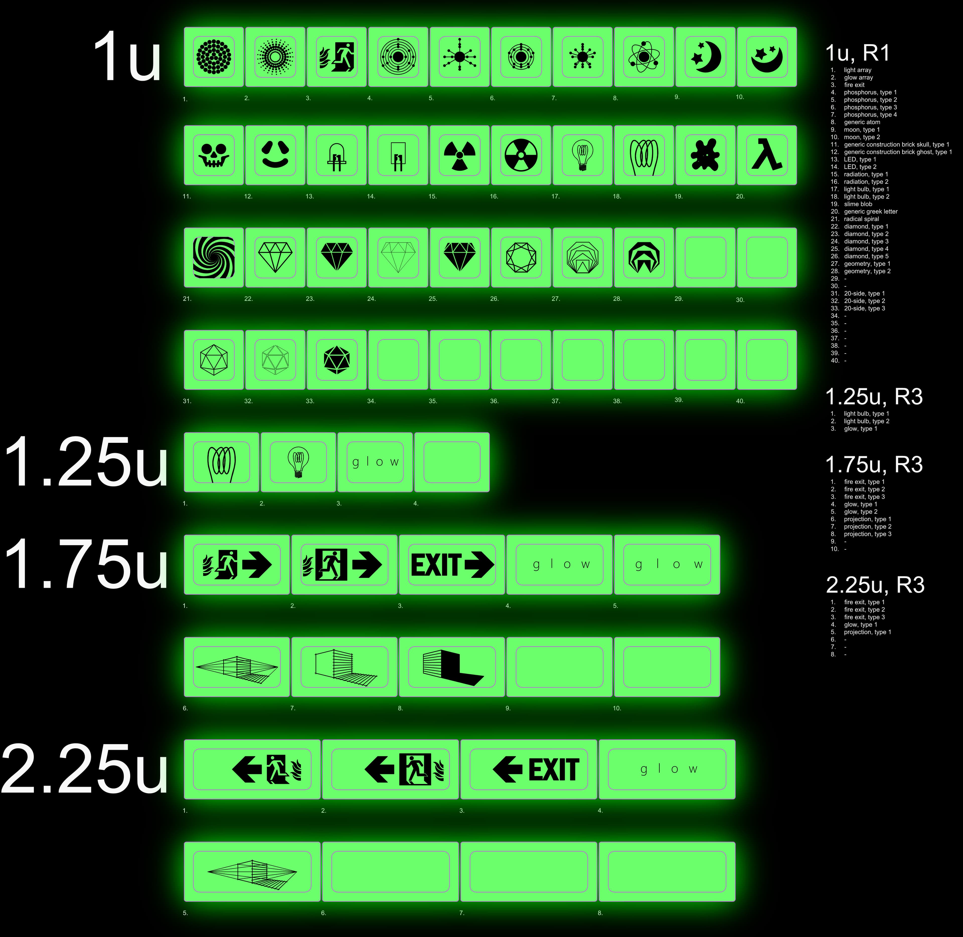 Glow SA, Glow-in-the-Dark profiled SA, PRICES ADDED 2019-02-17 image 7