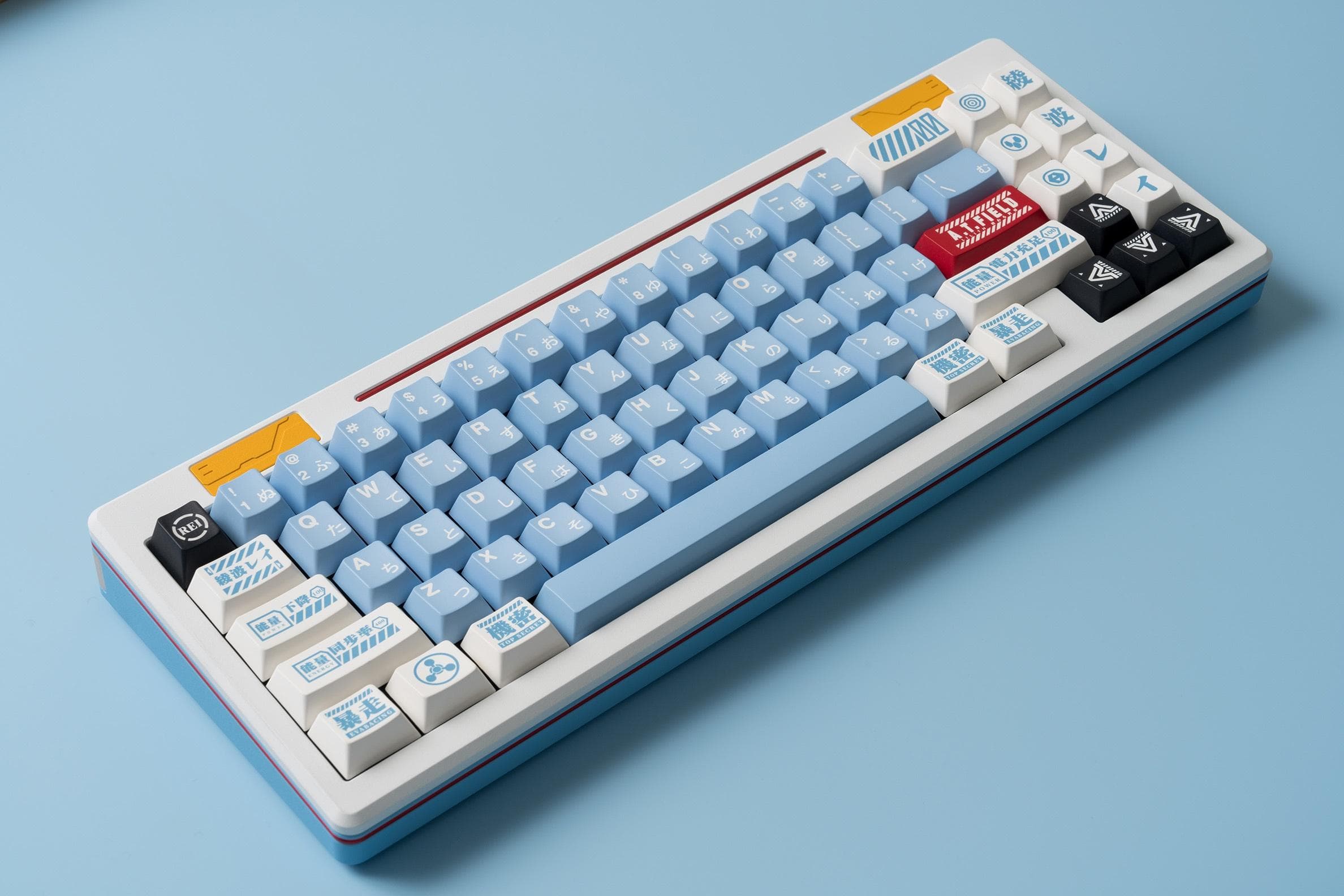 [GB completed] W70 | A keyboard with car tail light image 28