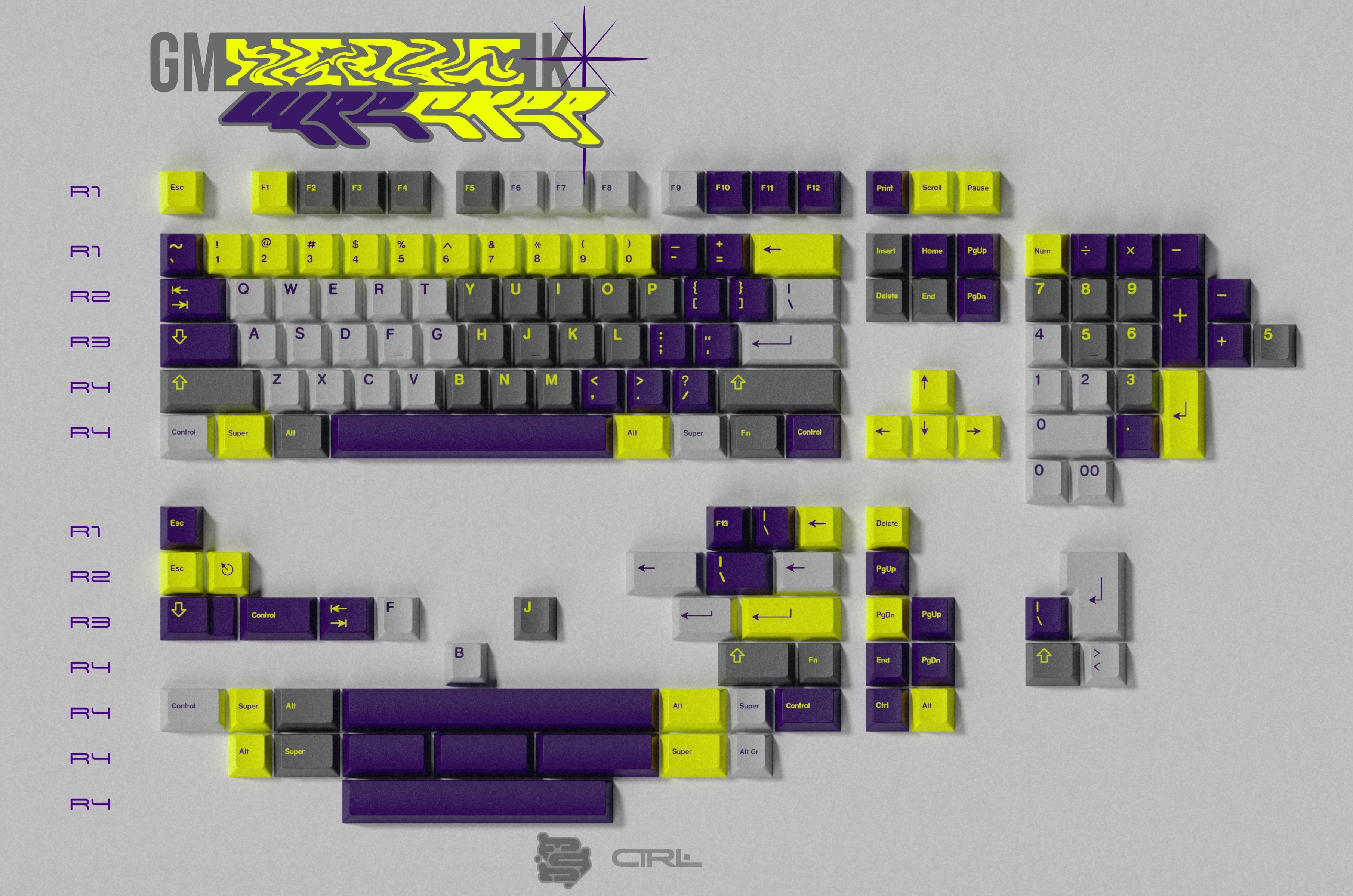 GMK CYL NERVEWRECKER / 11/9 DESKMATS!!! image 2