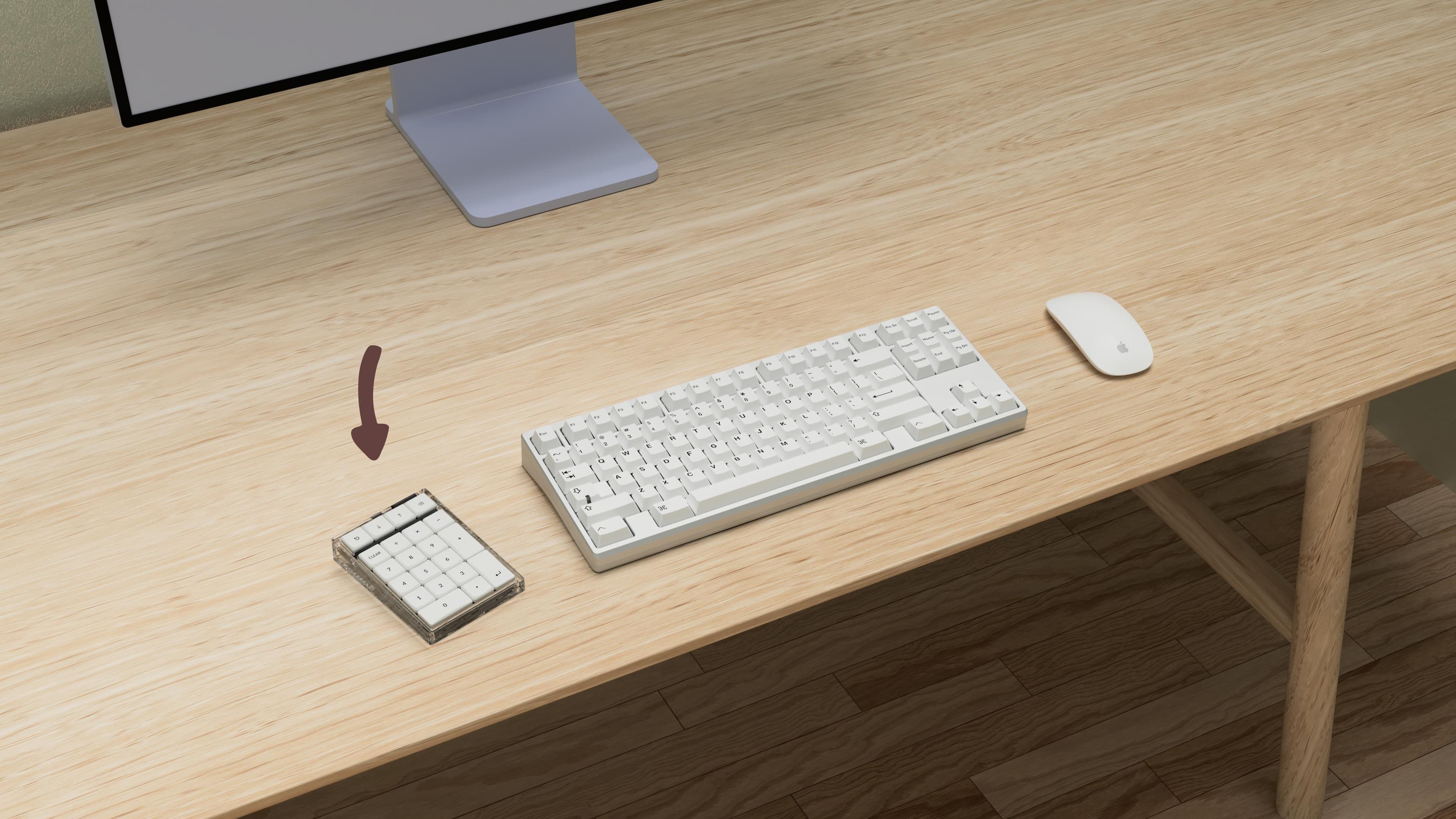 prism – a bluetooth, low profile numpad