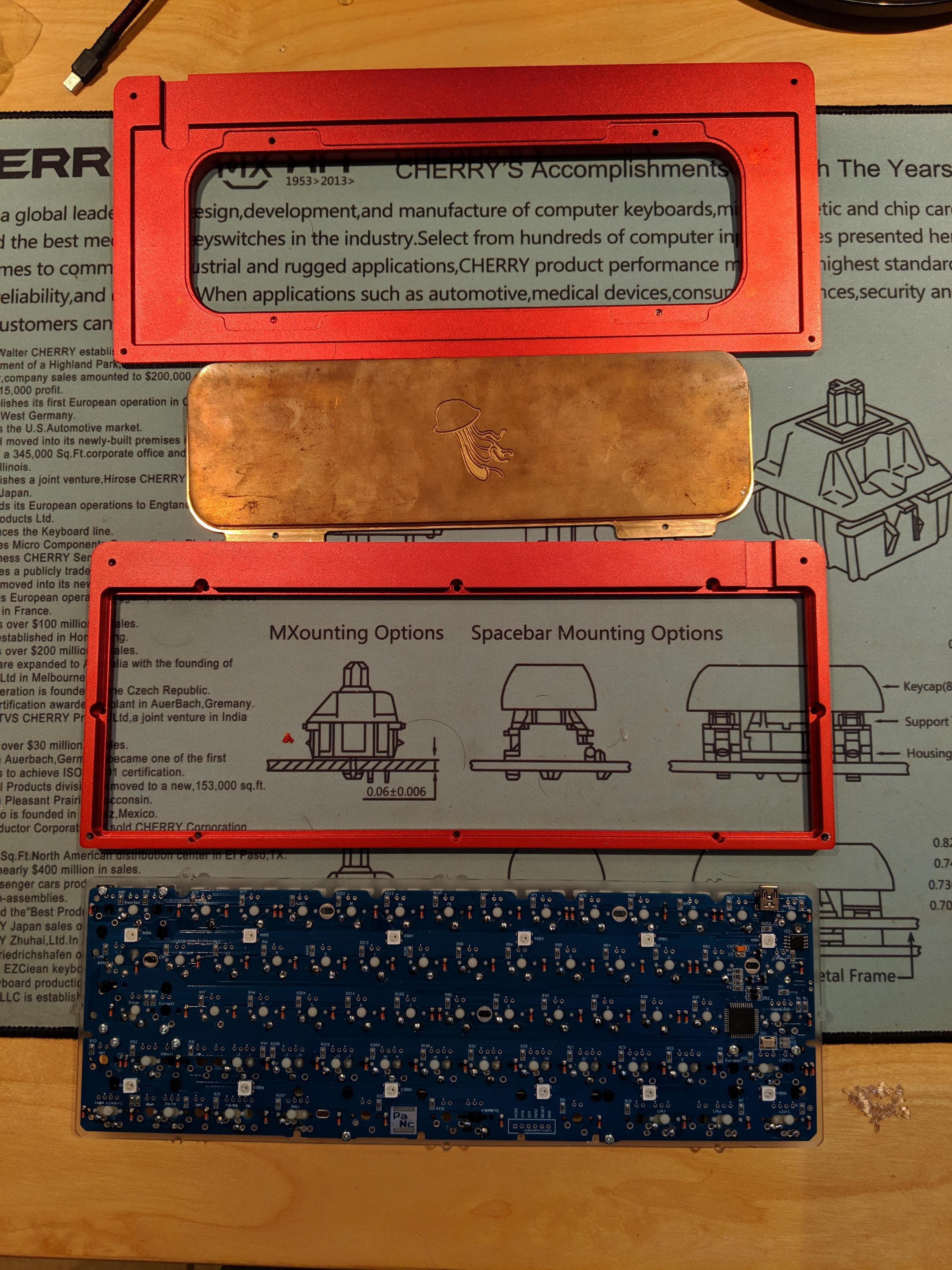 Aquaria V1 60% Jellyfish Keyboard GB (Sorting Shipping ) image 10