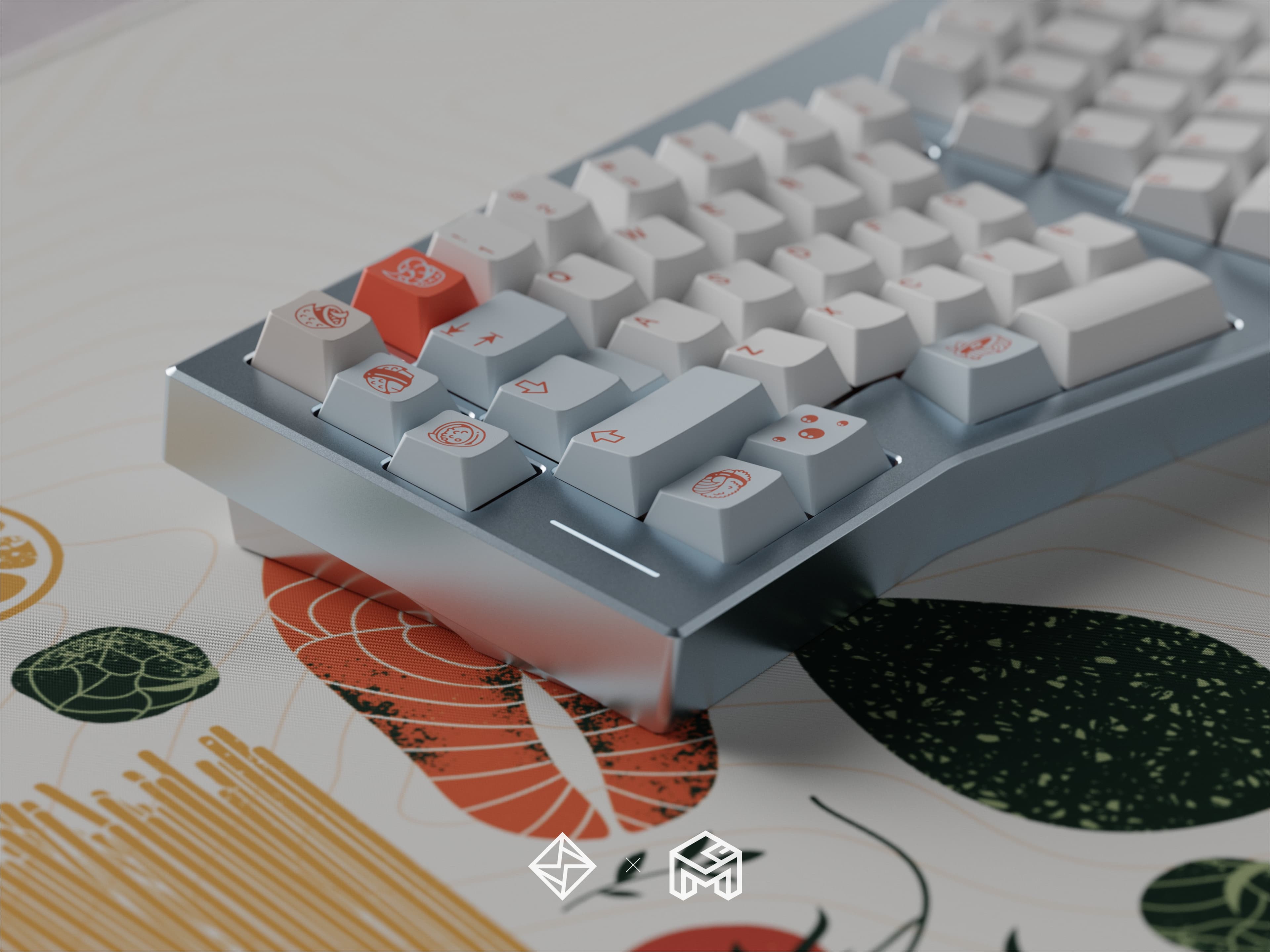 GoMaster Salmon: Reborn R2 Keycaps image 12