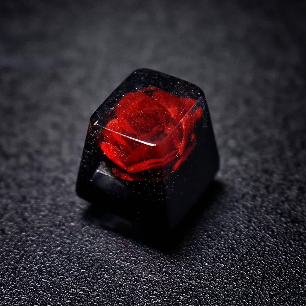 Artisan Rosa keycaps