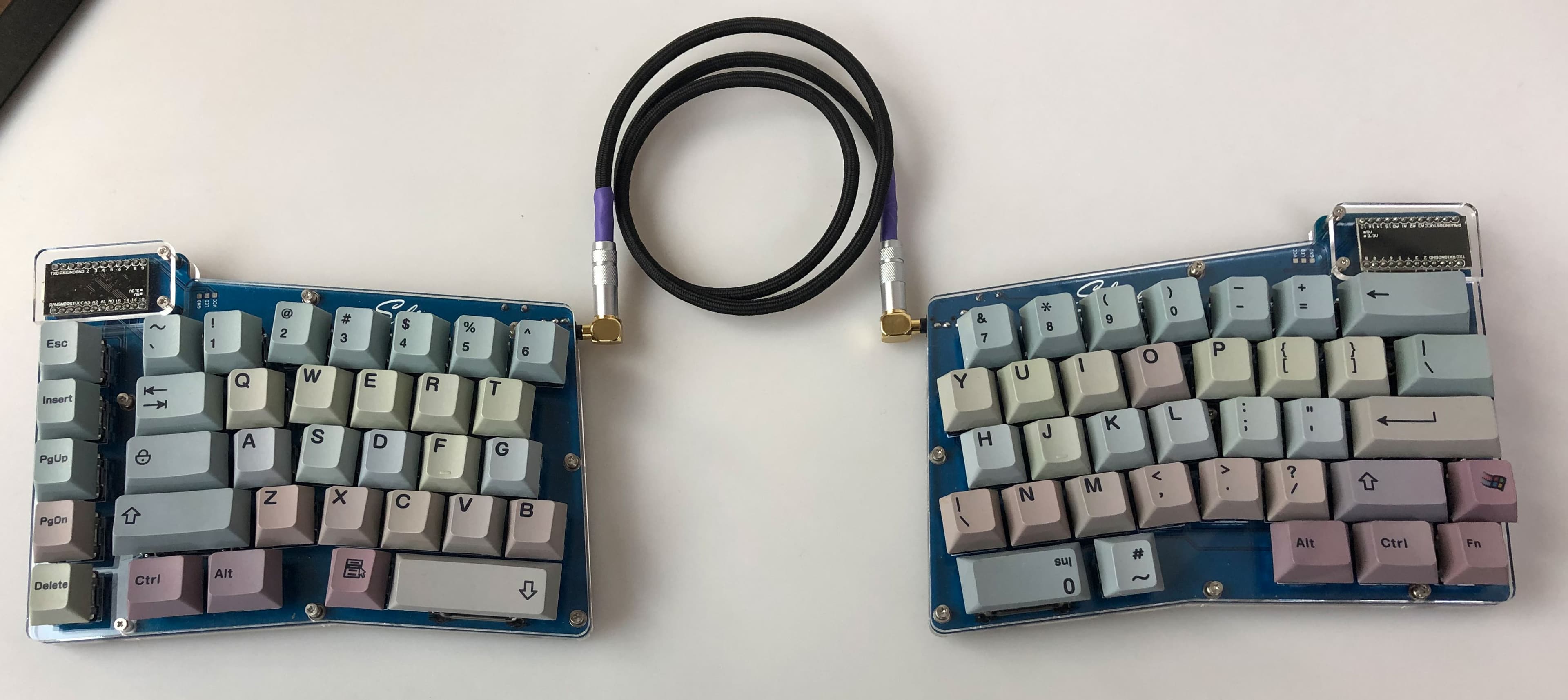 Slice and Slice RGB, Split Alice Keyboards. GB R2 VIA (Closed)