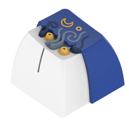 KAP - Retro Lights R2 | PBT Double-Shot image 3