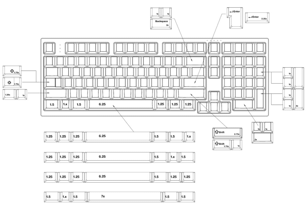 Duck Jetfire Kustom Keyboard - GB Closed - All Shipped! image 2