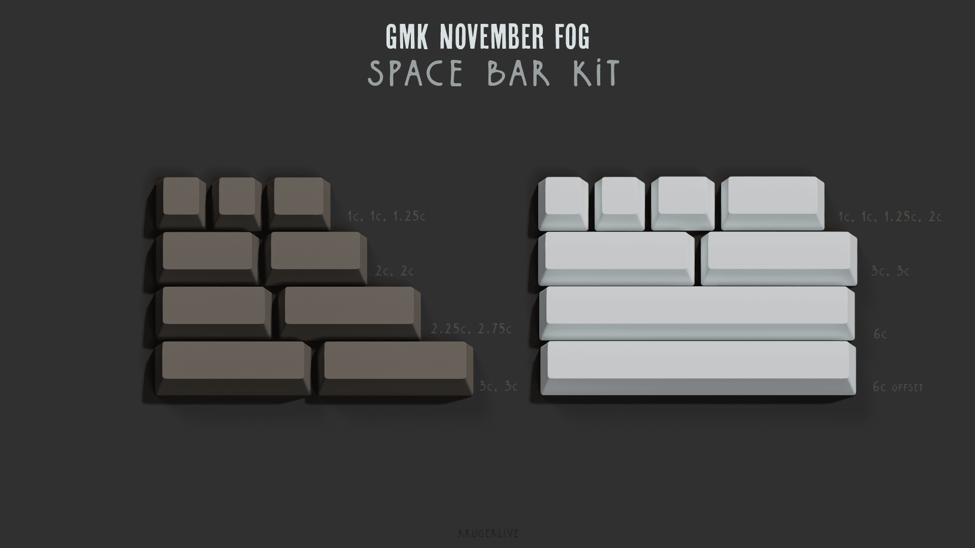 GMK November Fog - (Mostly shipped - Thank you!) image 31