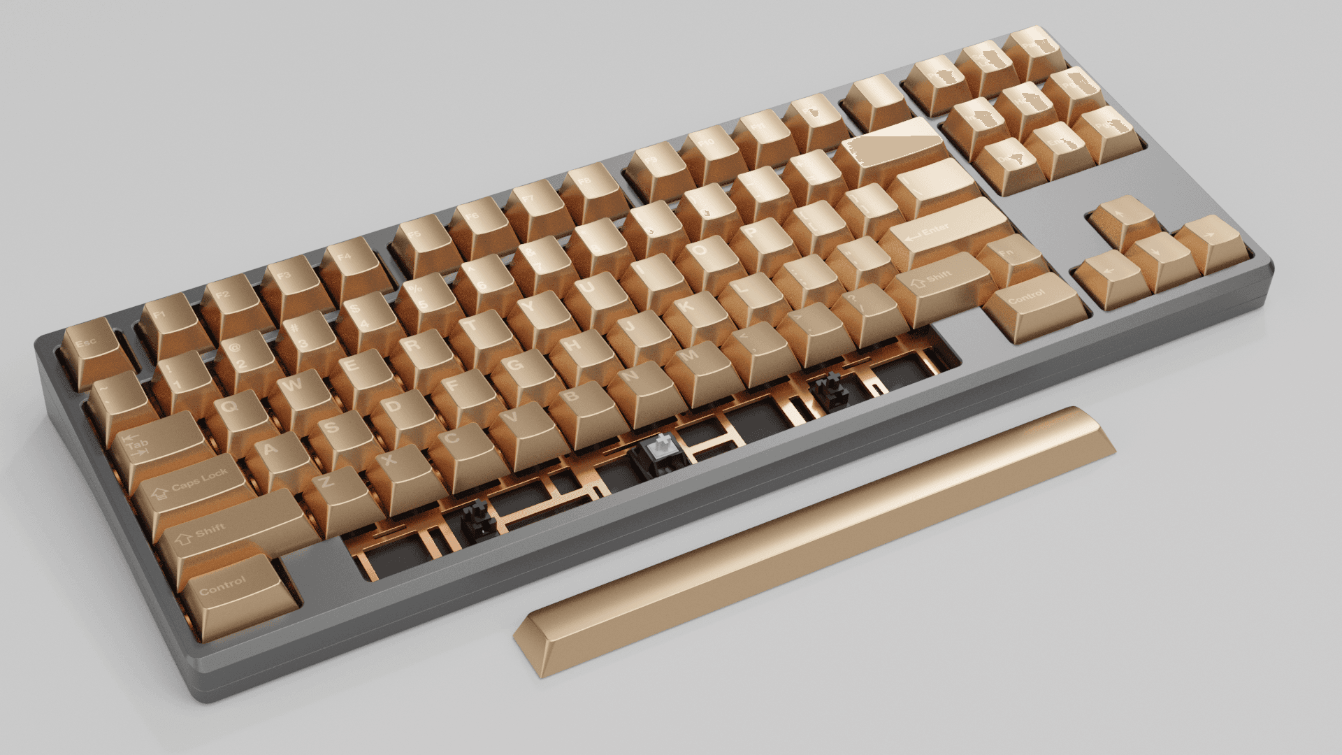 Awekeys Metal 10u Spacebar - 4 Color Options - Vendor & Price Update image 6