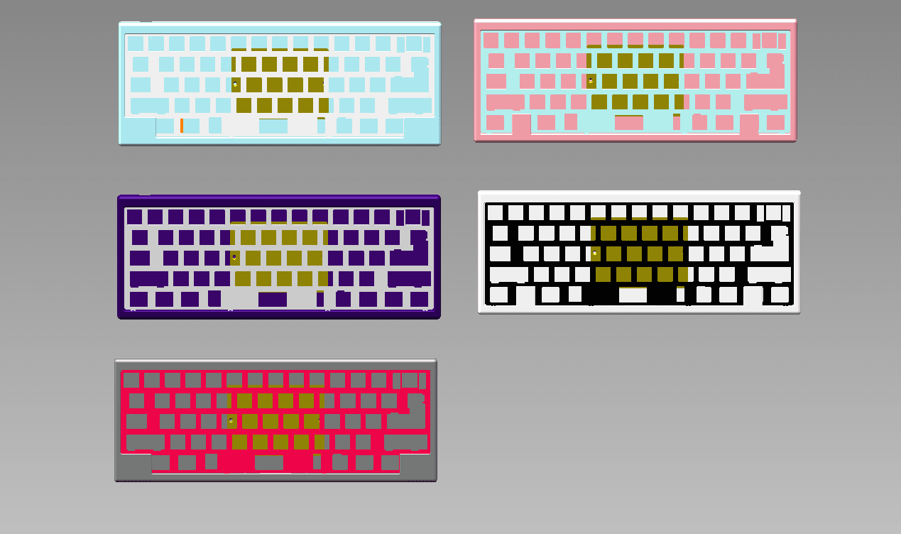 Reborn 60% keyborad (Shipping -check you eamil .) image 8
