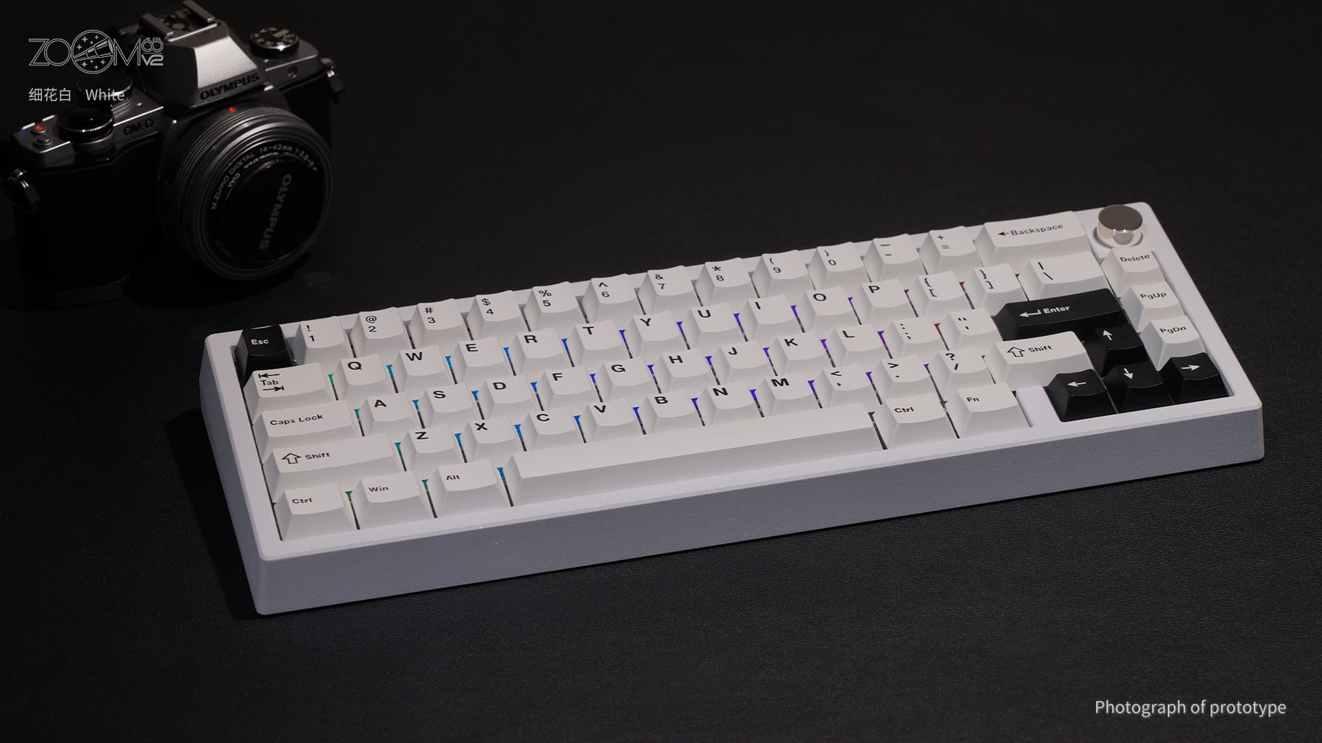 Zoom65EE V2 is Live-New case Colorway,Per-key RGB PCB,Seamless Side Profile