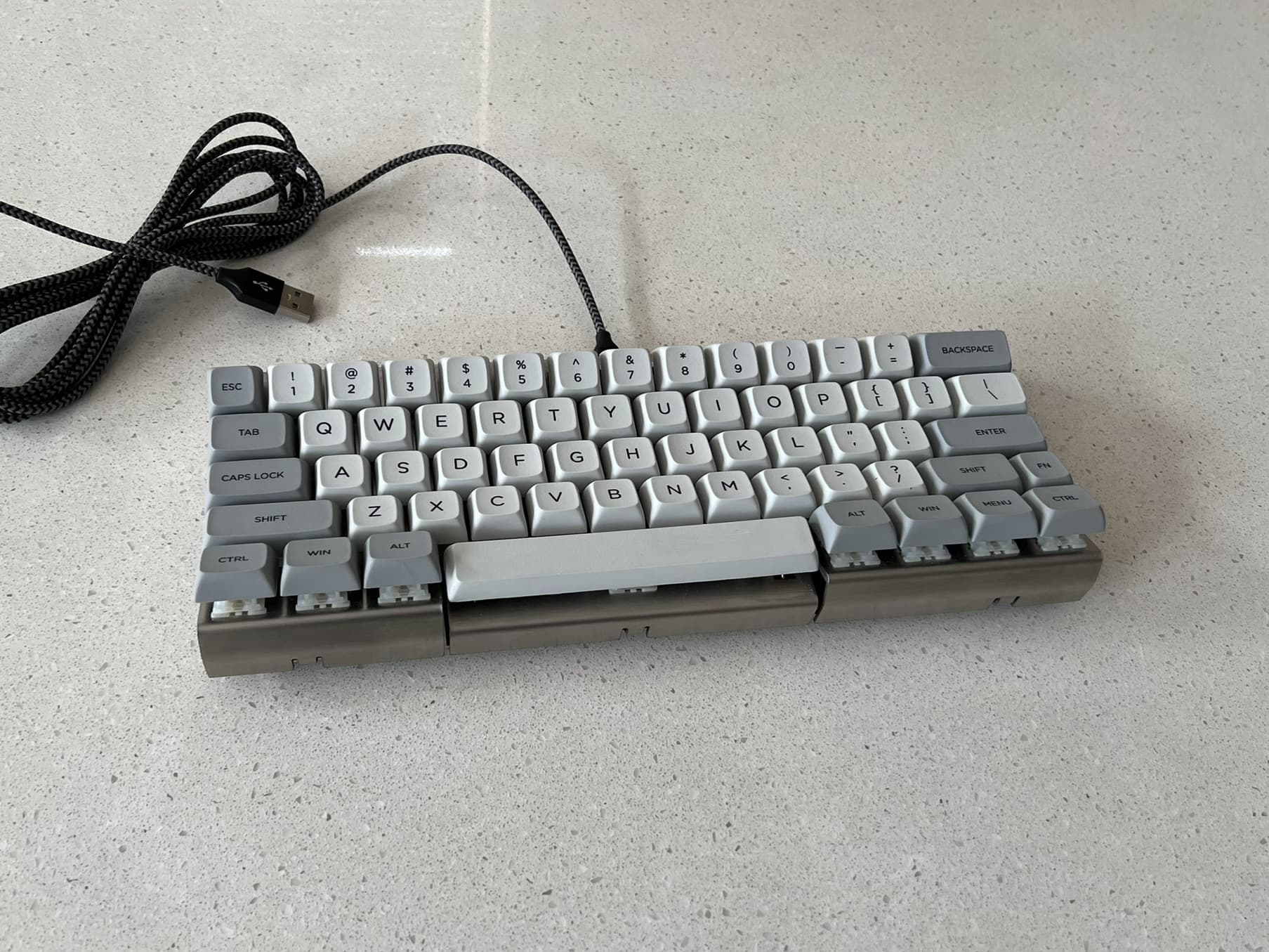 Curve0 - Curved Stainless Steel 60% Keyboard [Done!] image 2
