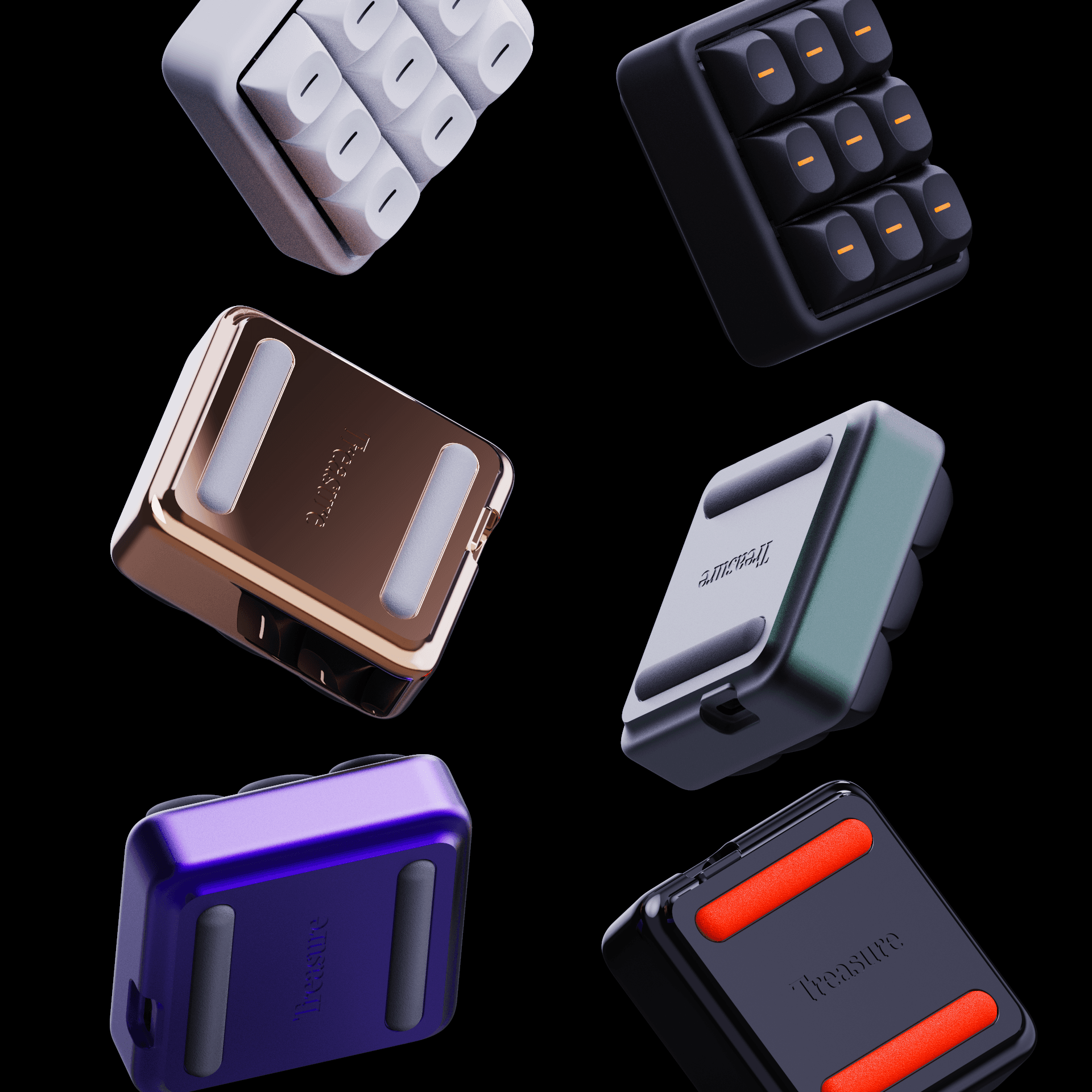 Treasure TYPE-9 Brass Macropad ( Series III ) | GB is now live ! image 2