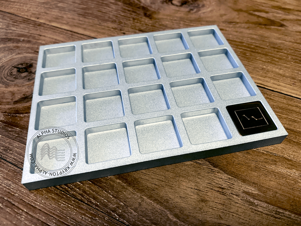 [Pre-Order] Krypton Alpha T19A Artisan Tray. Aluminium & Cerakote™ with Badge image 8