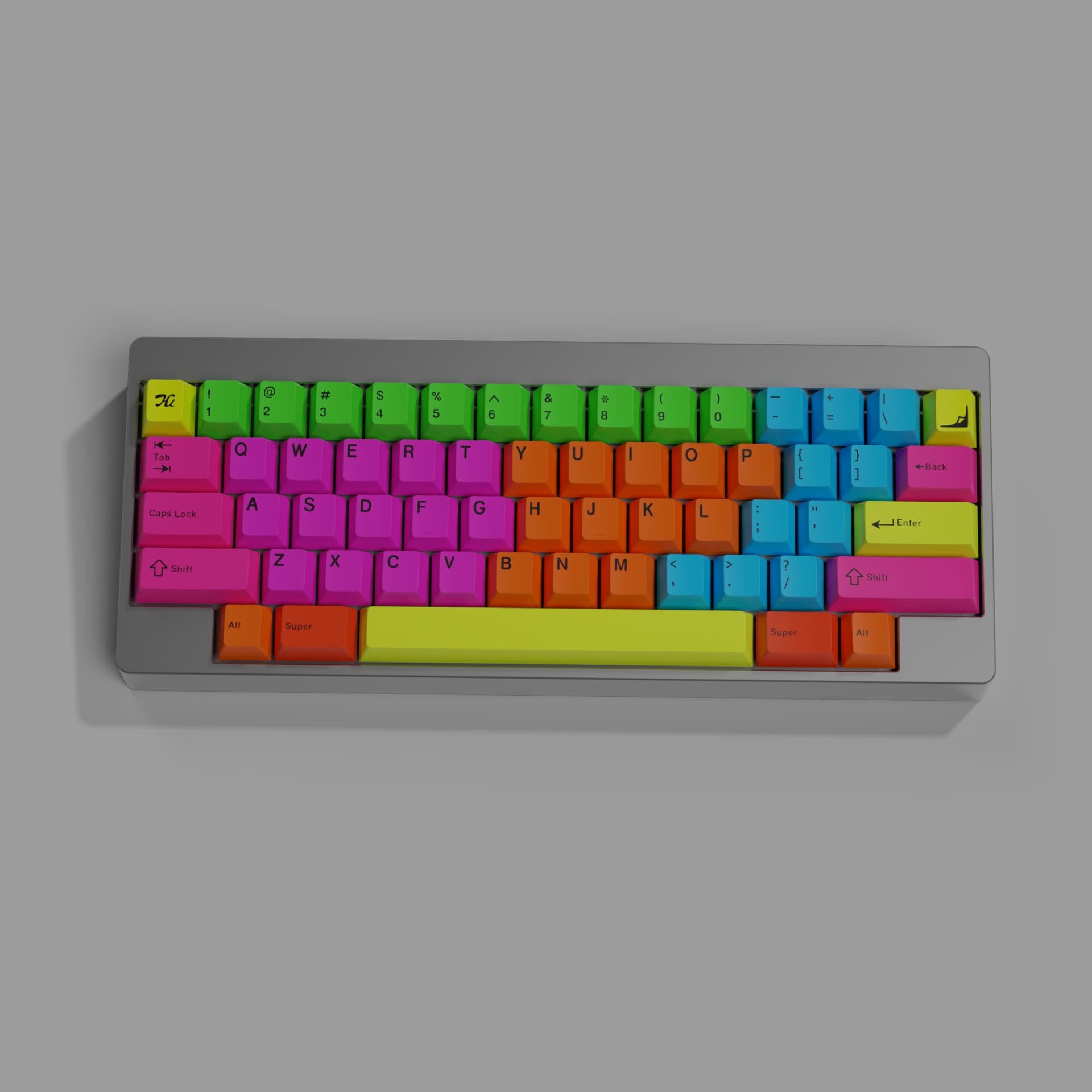 GMK CYL Highlight (Hi Licht) | Colours down to 5, novelty kit draft image 48