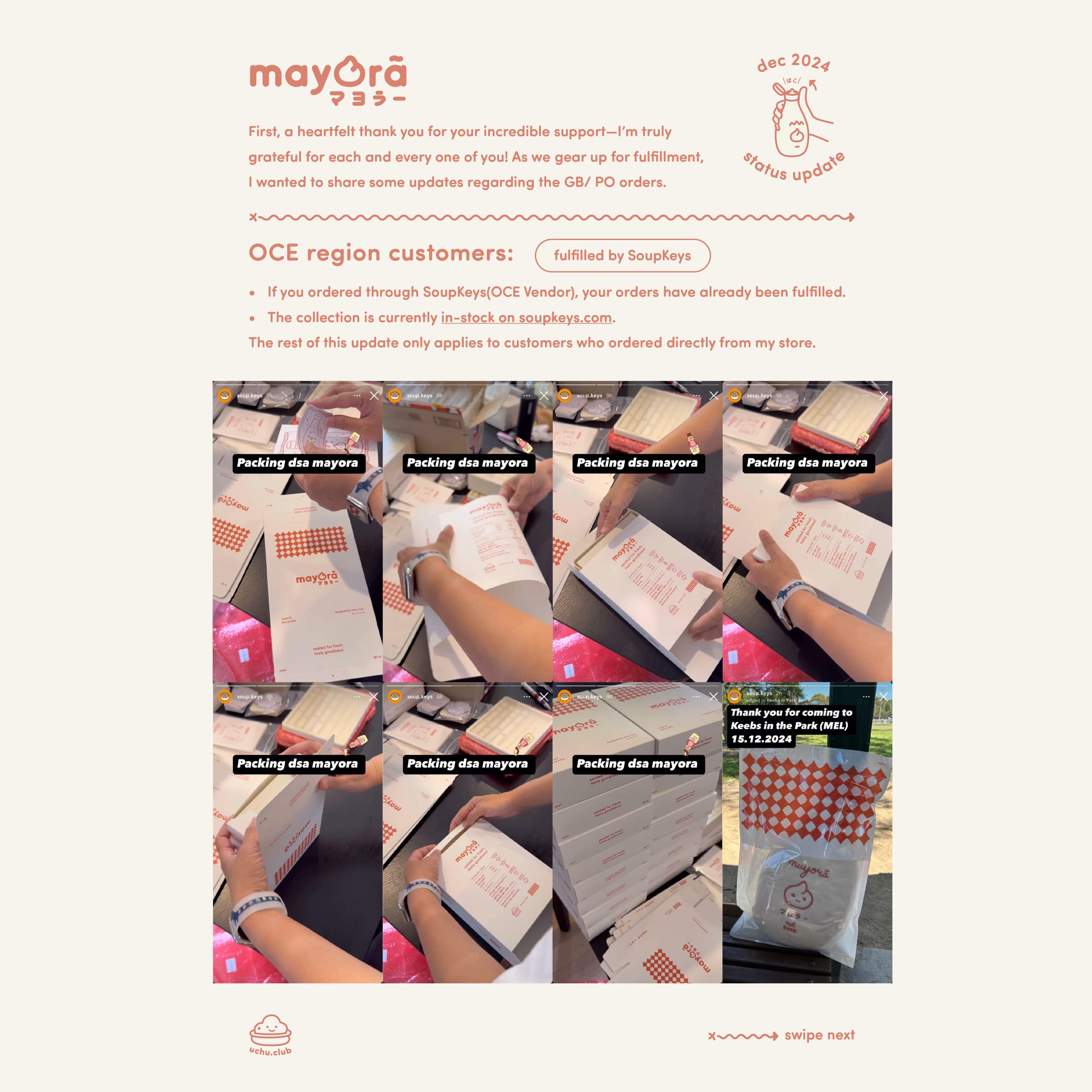 DSA Mayora マヨラー | INSTOCK | Deskmats, Plushies, Screw Tray, Bag image 50