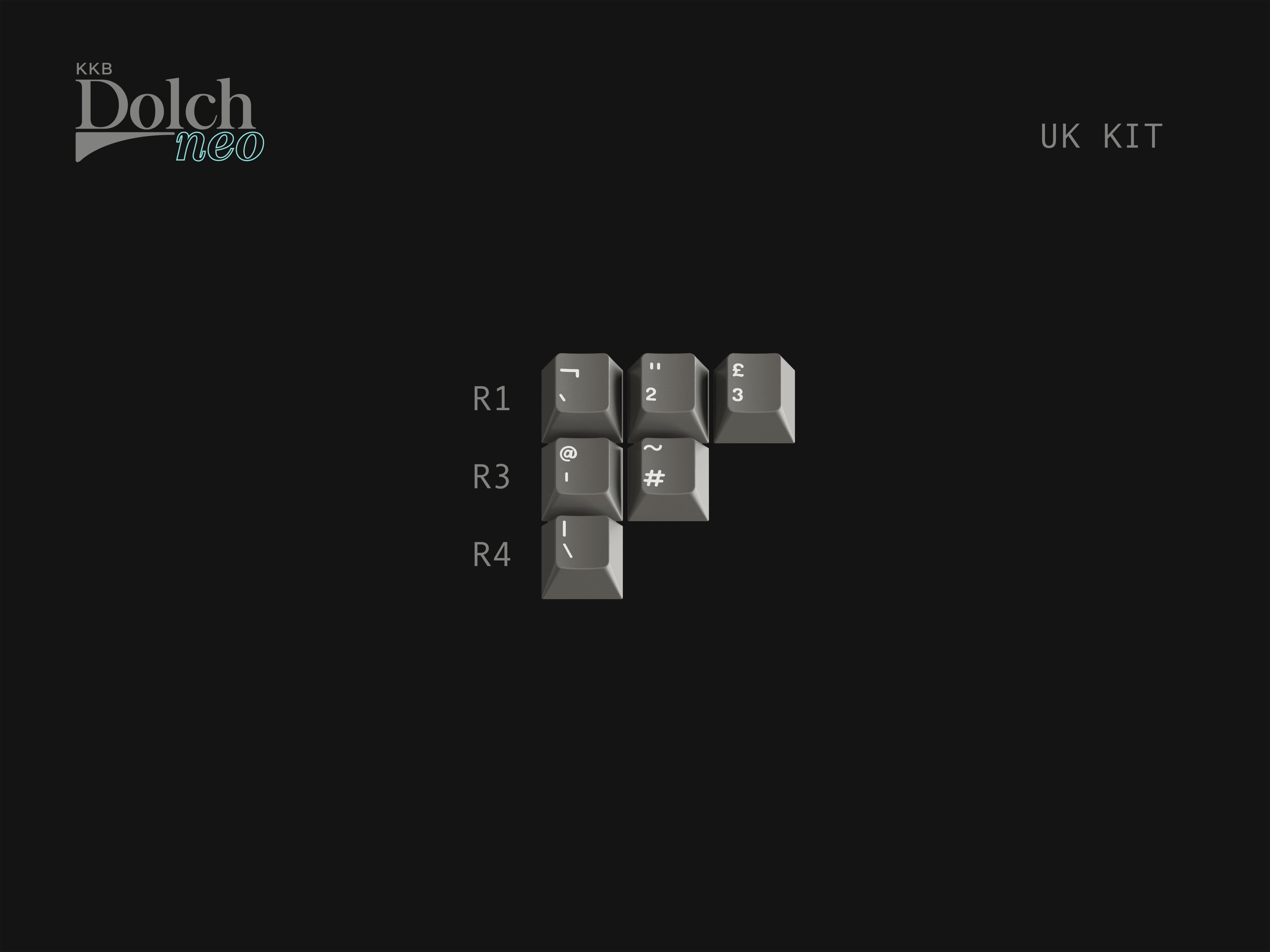 KKB Dolch Neo | R0, R5 in base, & big keys! image 5